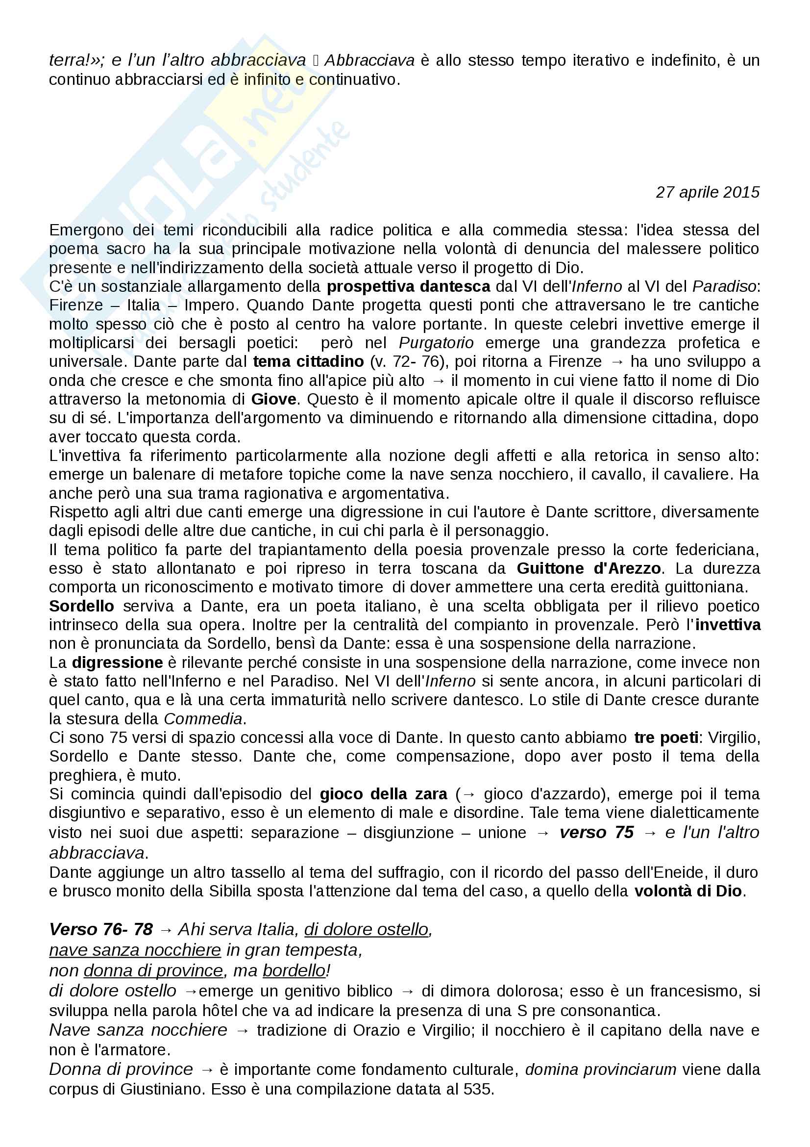 Il Conte Ugolino Riassunto Scuola Media