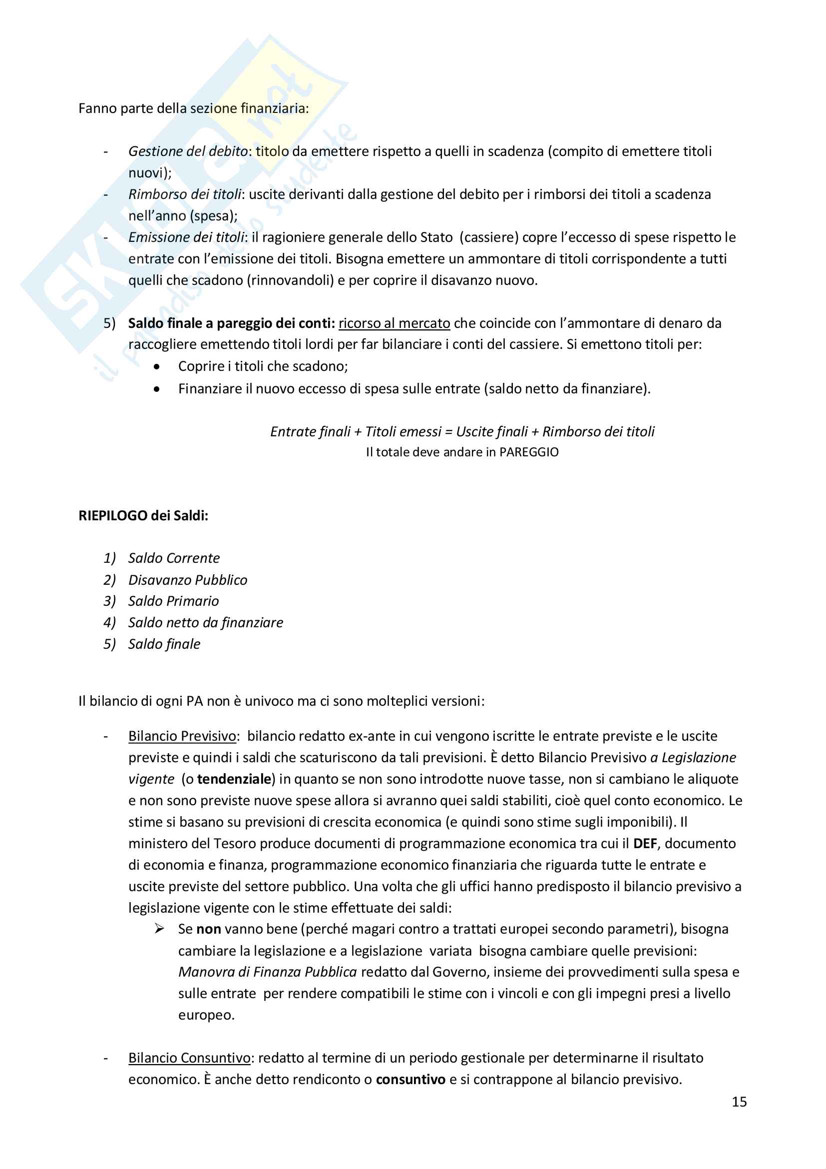 Finanza Pubblica Pag. 16