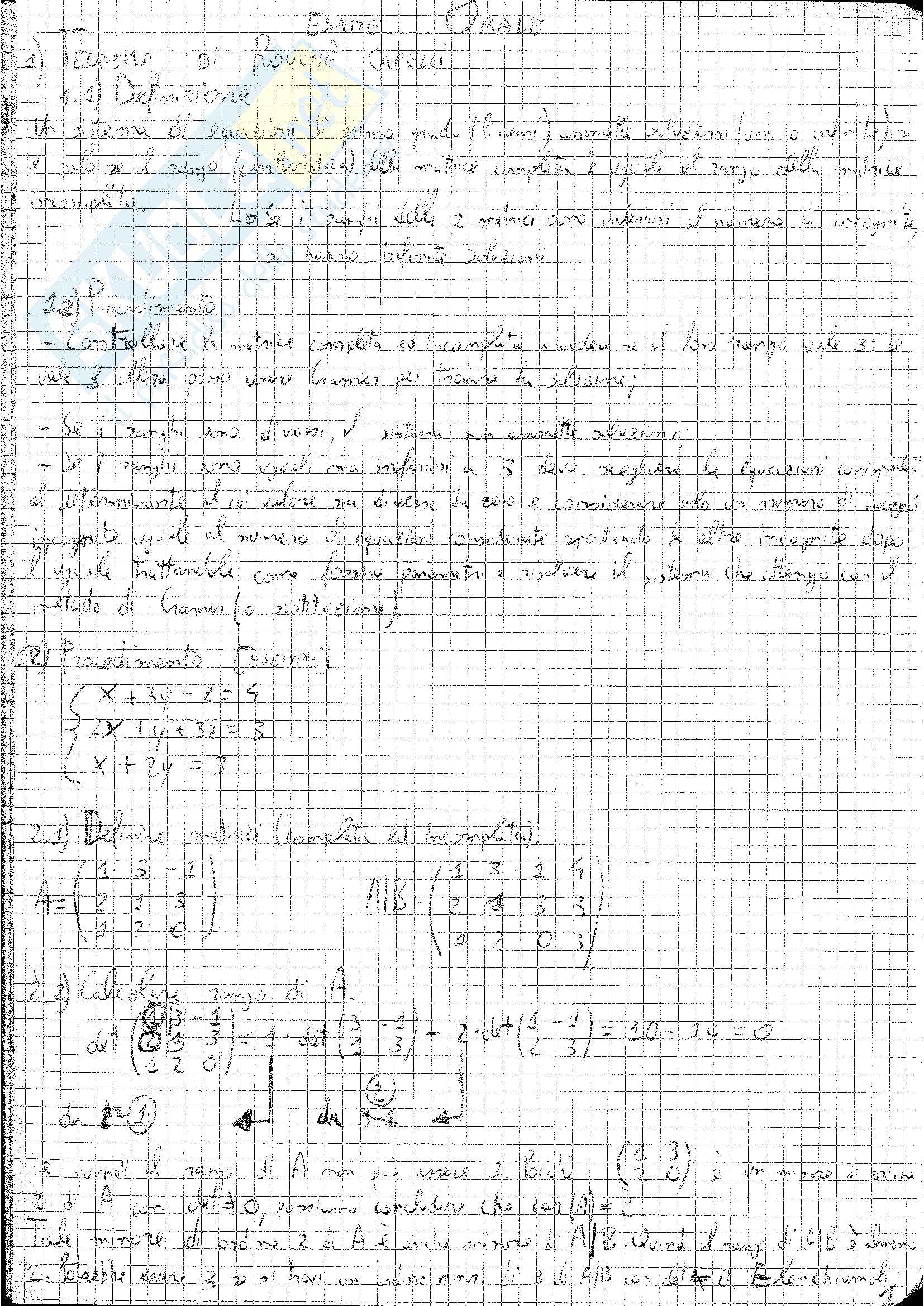 Istituzione Matematiche Pag. 1