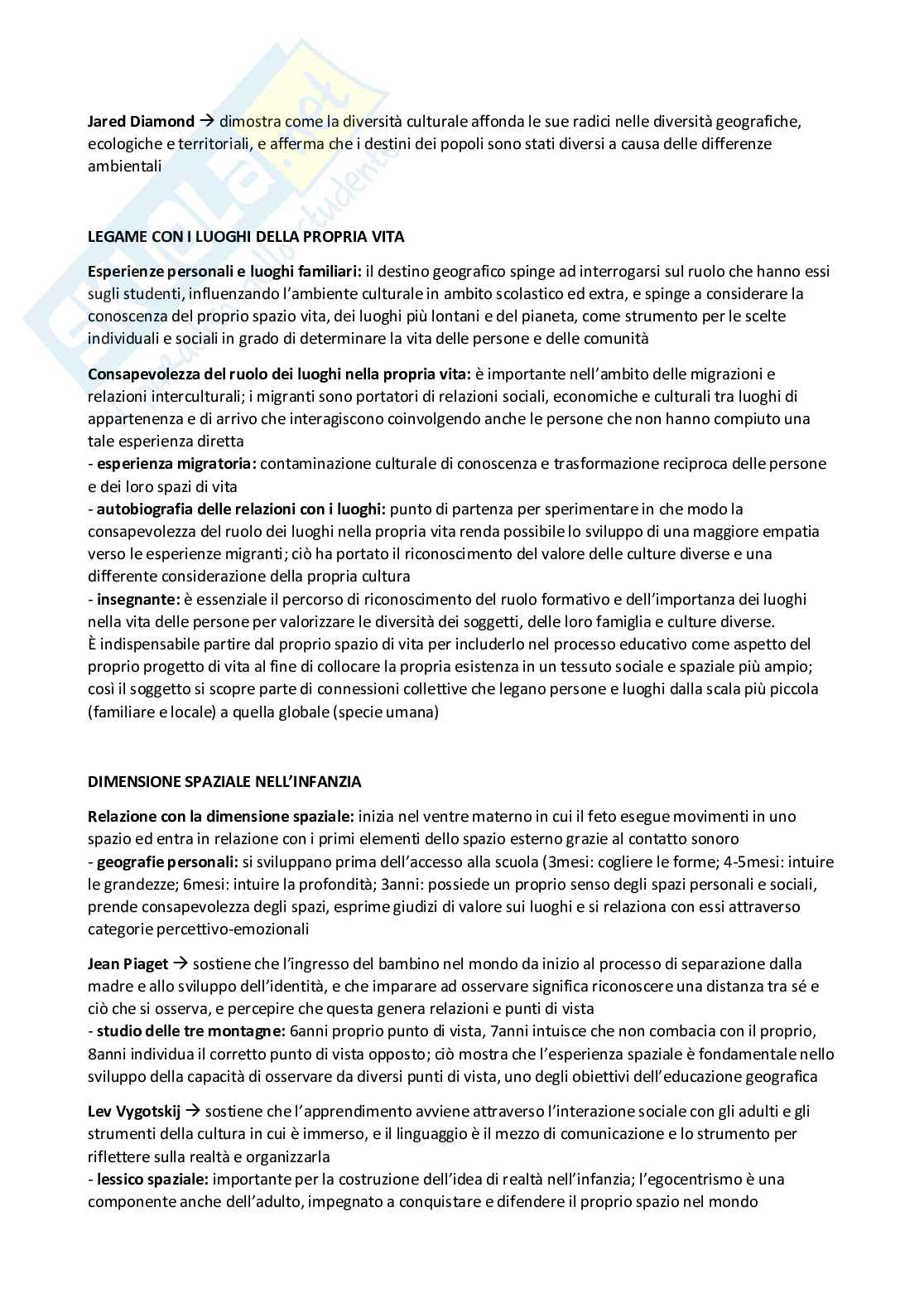 Geografia (B024352) - Teoria, approfondimenti e concetti chiave per l'esame | SFP Notes Vol. 30 Pag. 2