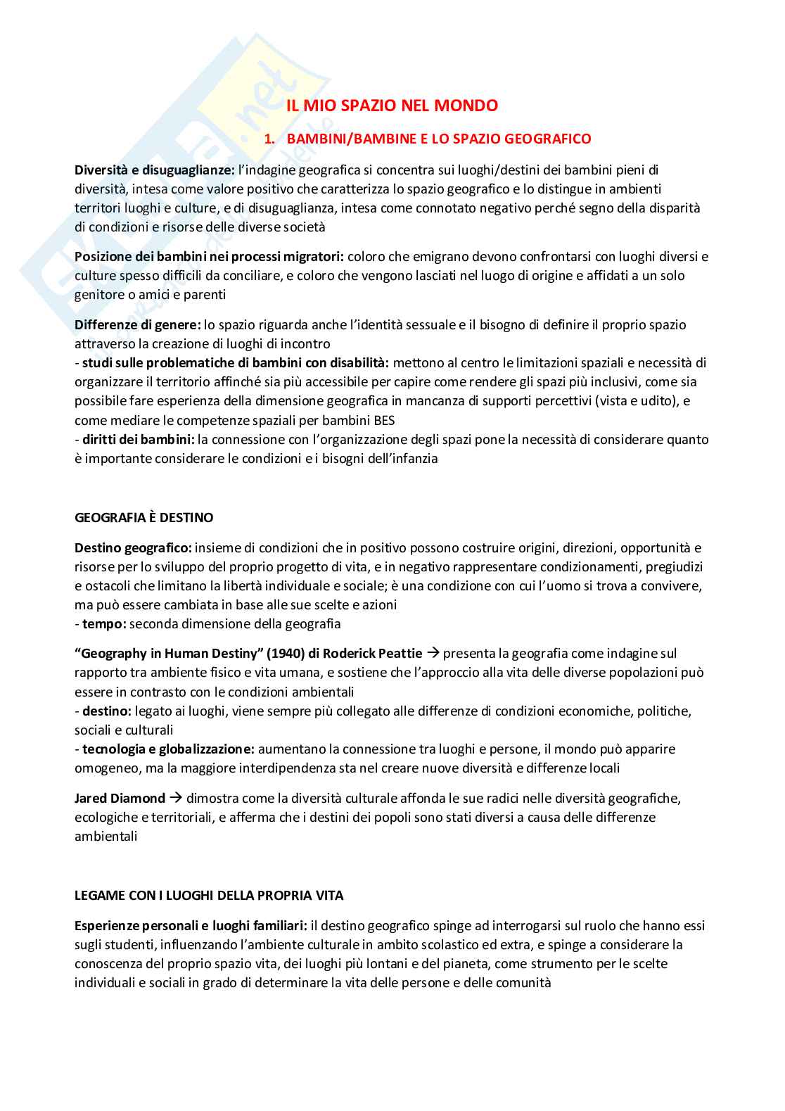 Geografia (B024352) - Teoria, approfondimenti e concetti chiave per l'esame | SFP Notes Vol. 30 Pag. 21