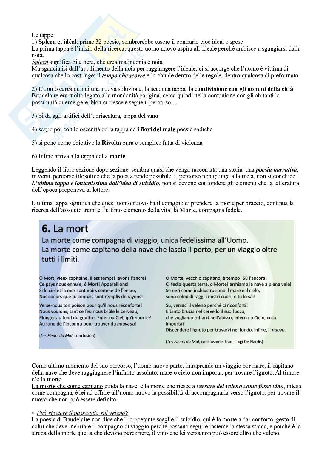 Riassunto esame Letteratura francese, Prof. Bettoni Anna, libro consigliato Le testament français, Andreï Makine Pag. 21
