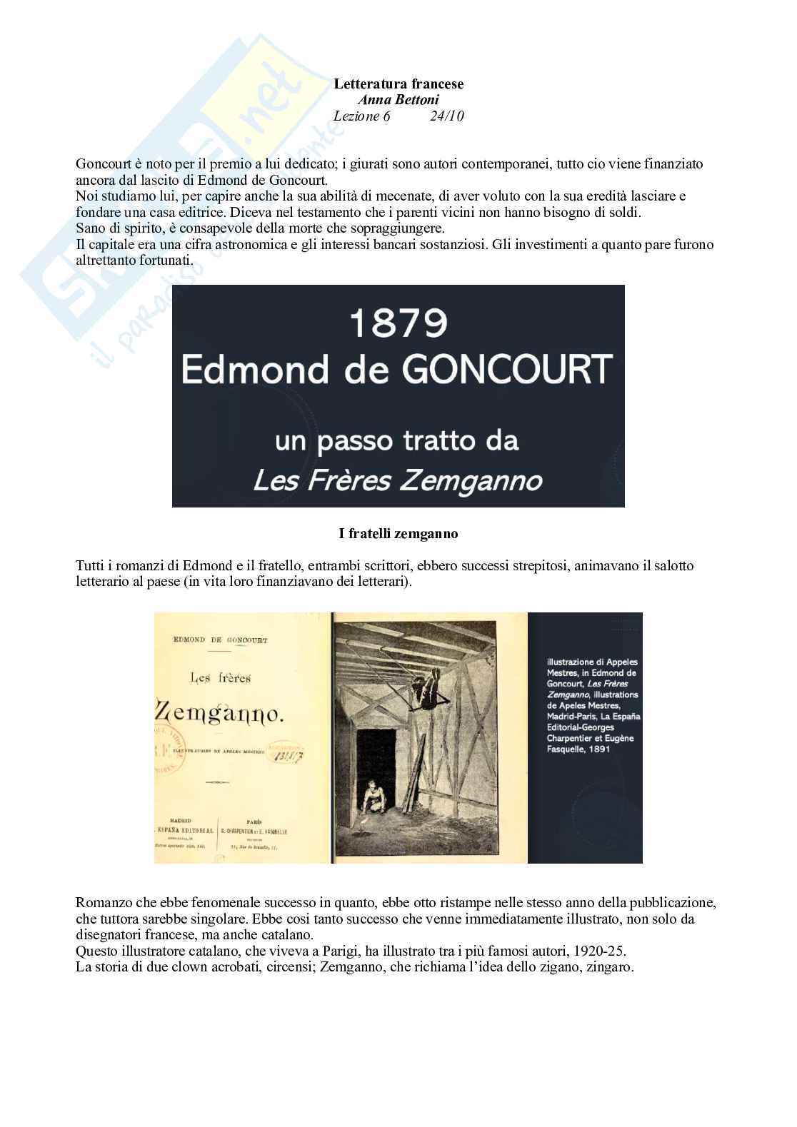Riassunto esame Letteratura francese, Prof. Bettoni Anna, libro consigliato Le testament français, Andreï Makine Pag. 31