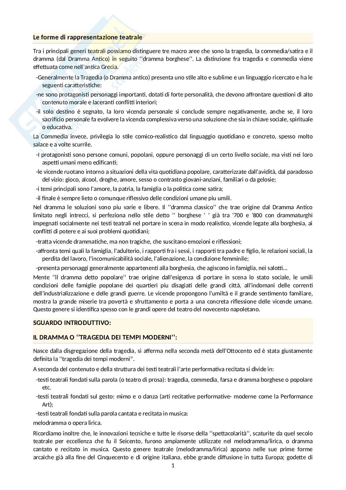 Storia dello spettacolo 2 Pag. 1