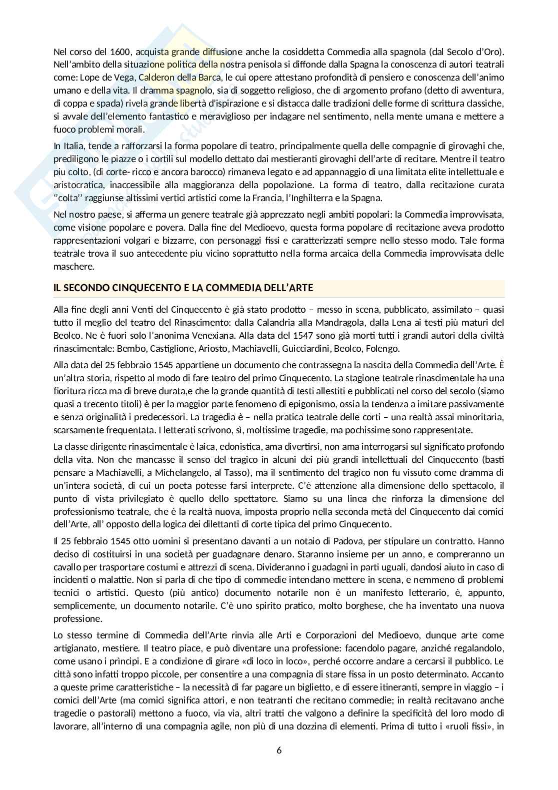 Storia dello spettacolo 2 Pag. 6