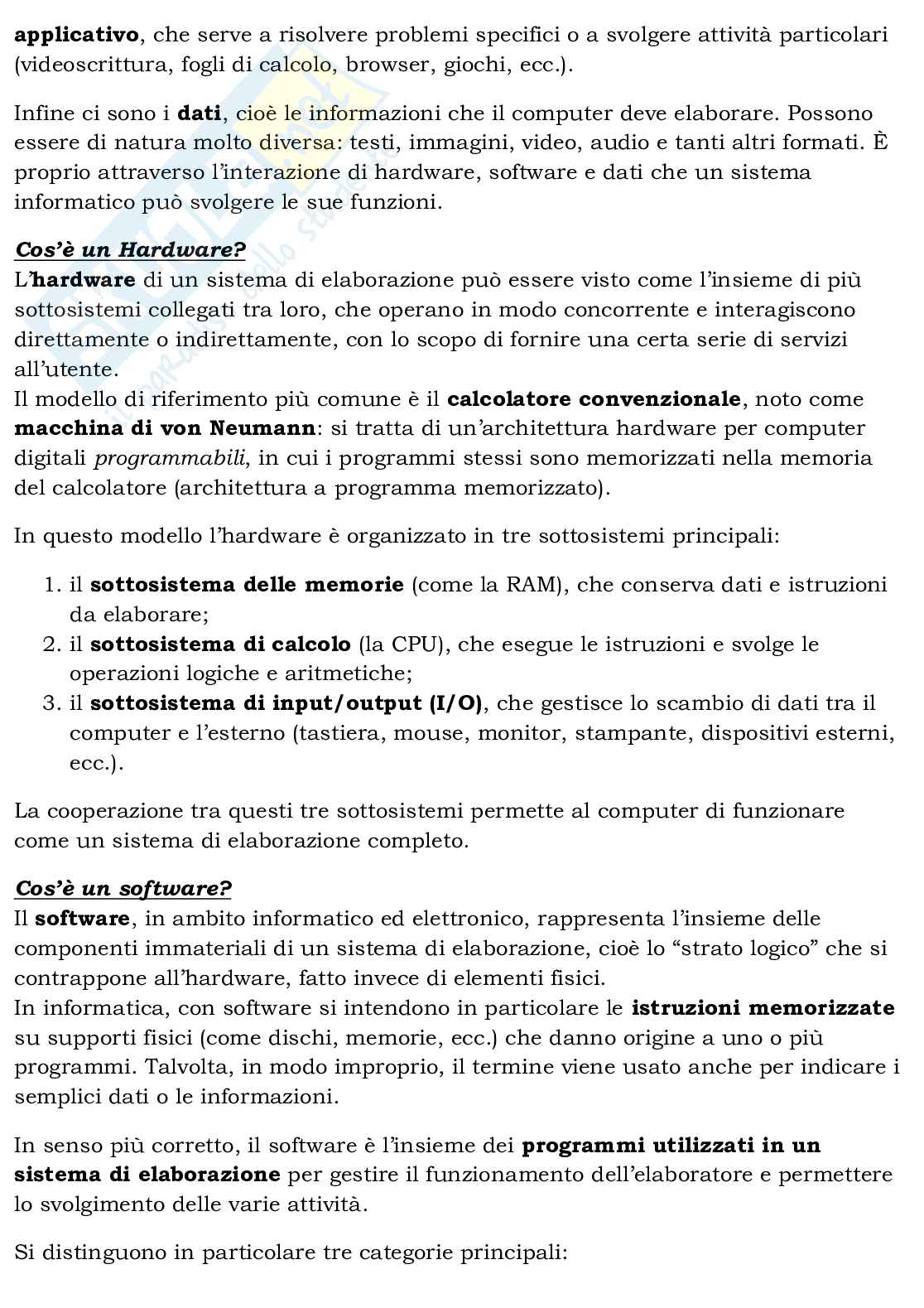 Appunti per esame di Informatica personale Pag. 2