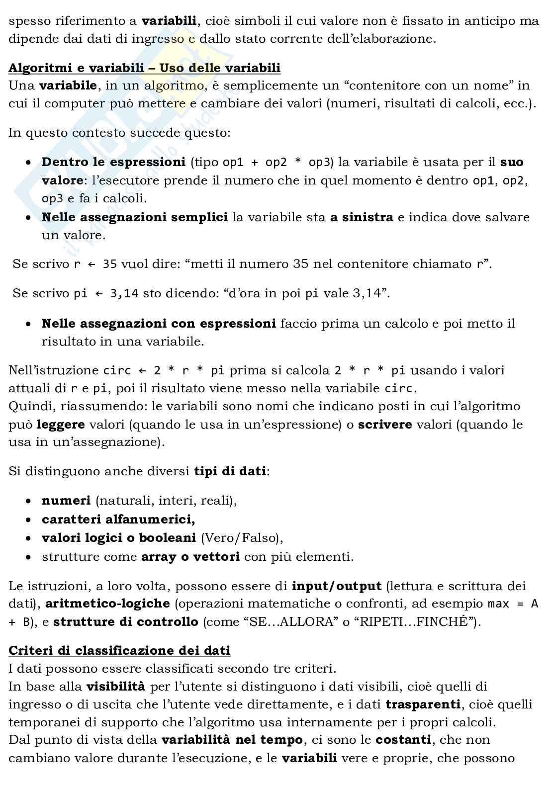 Appunti per esame di Informatica personale Pag. 36