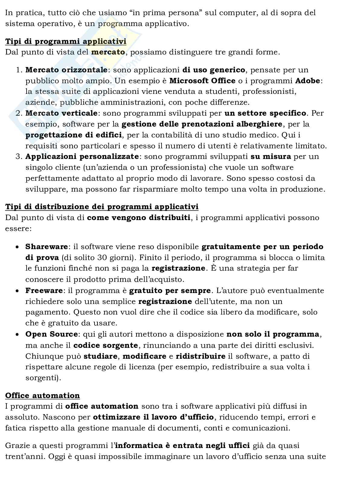 Appunti per esame di Informatica personale Pag. 46