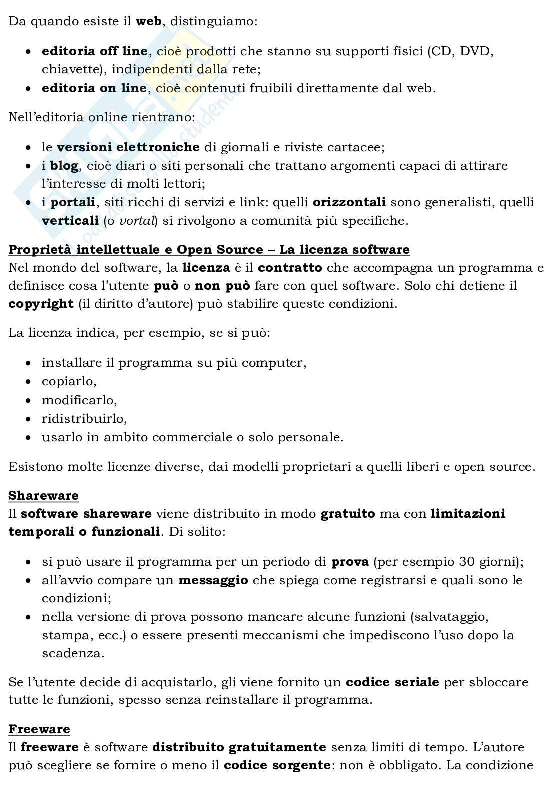 Appunti per esame di Informatica personale Pag. 51