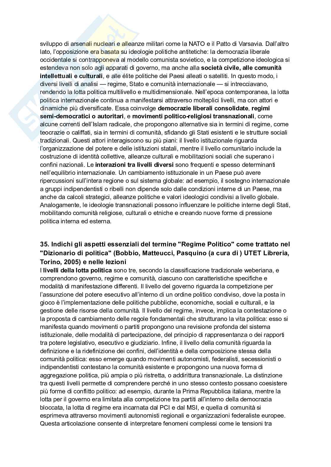 Analisi del linguaggio politico  Pag. 21