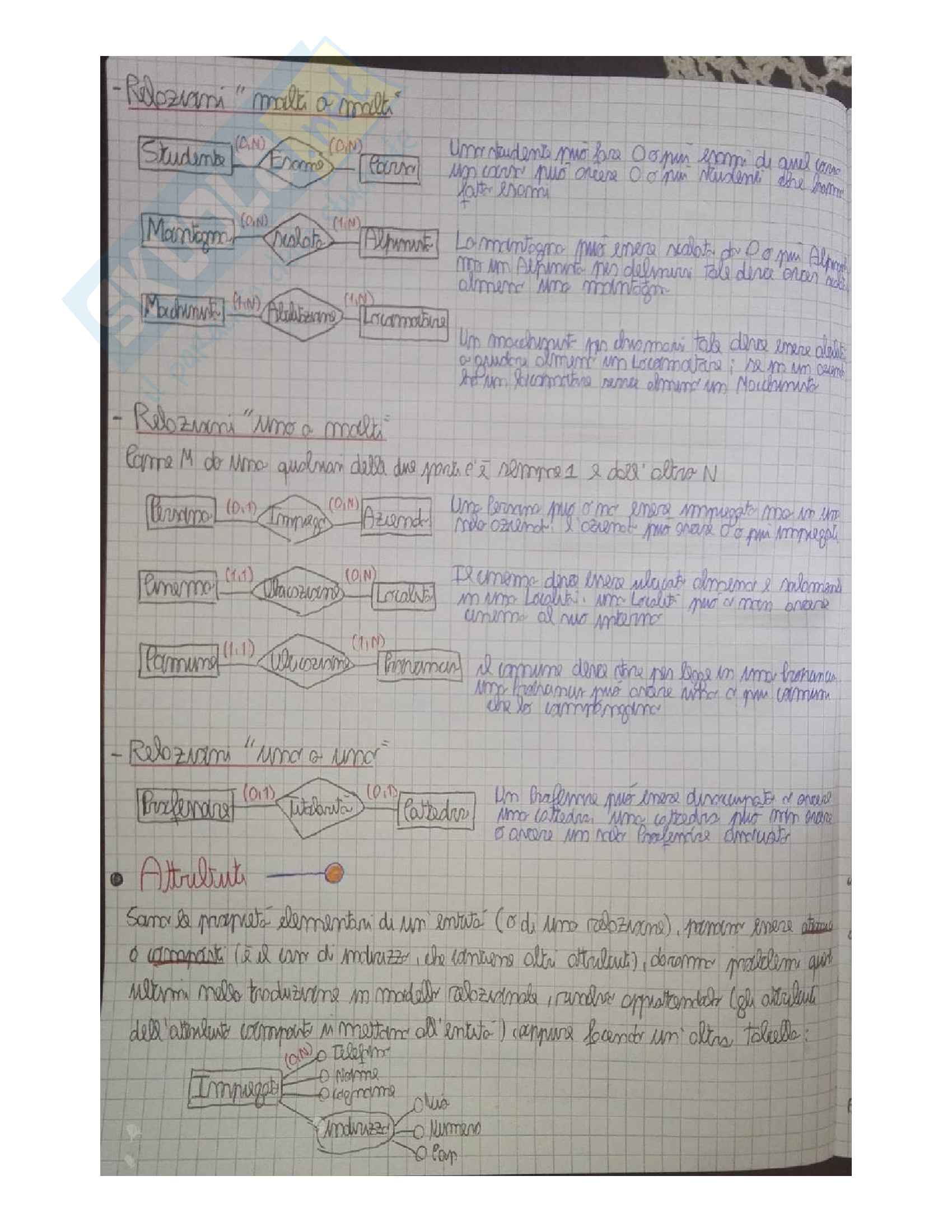Basi di dati teoria + progettazione e realizzazione di database Pag. 11