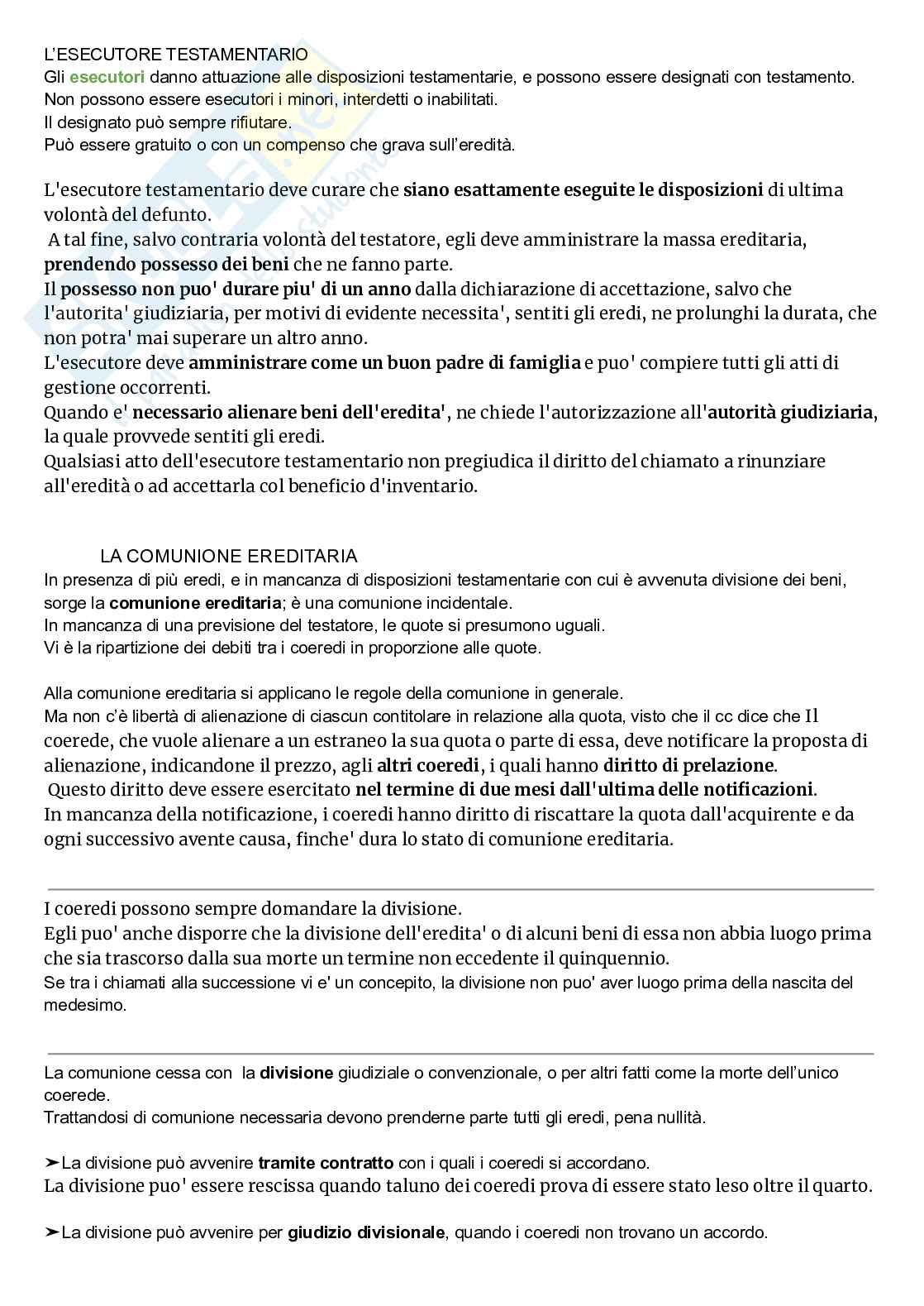 Riassunto esame Diritto privato, Prof. Sicchiero Gianluca, libro consigliato Secondo modulo- Diritto privato, a cura di E. Gabrielli, Giappichelli Pag. 11