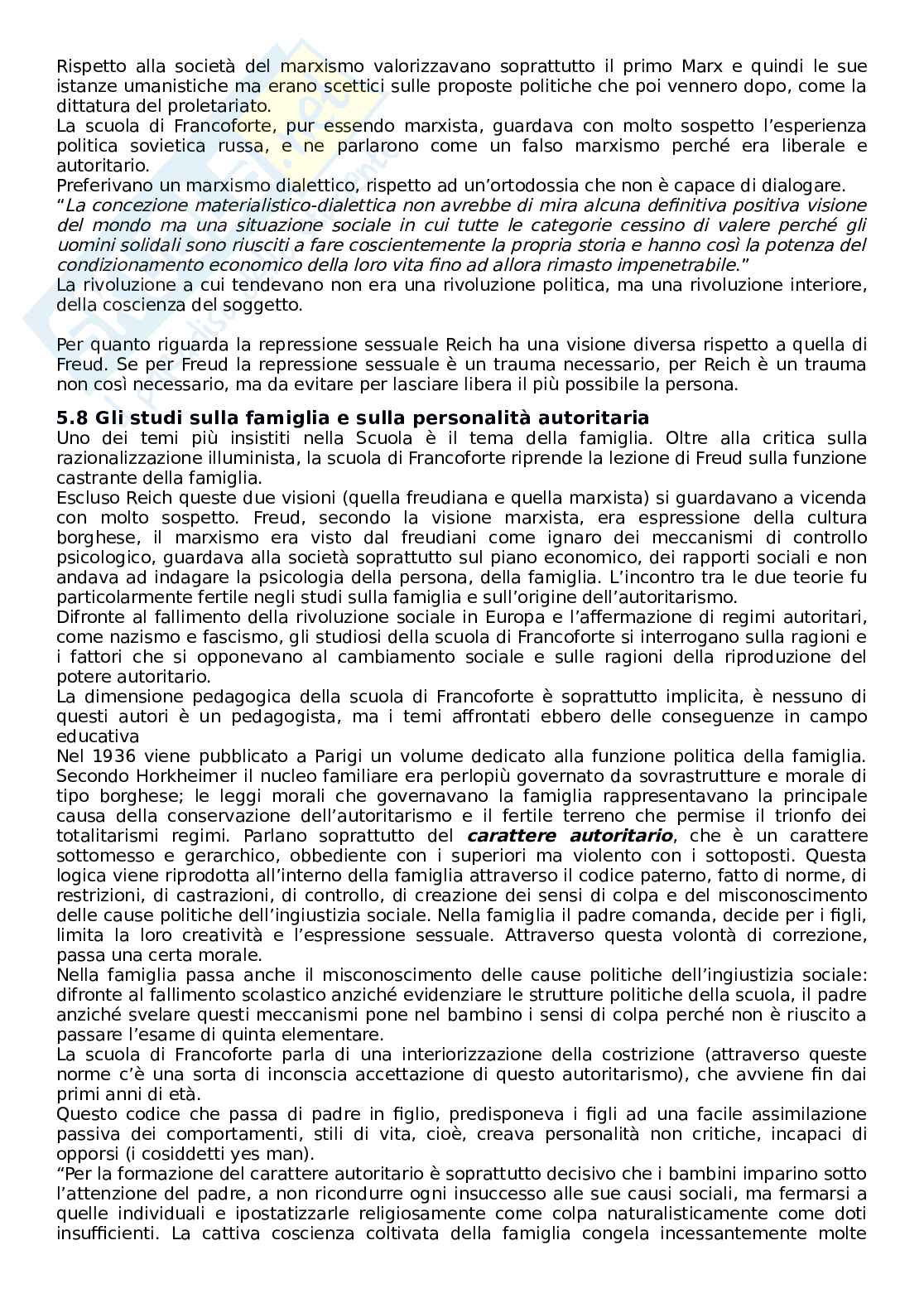 Riassunto esame Storia della pedagogia e delle Istituzioni educative, Prof. Marrone Andrea, libro consigliato Novecento pedagogico e nuovo millennio, Chiosso Pag. 46