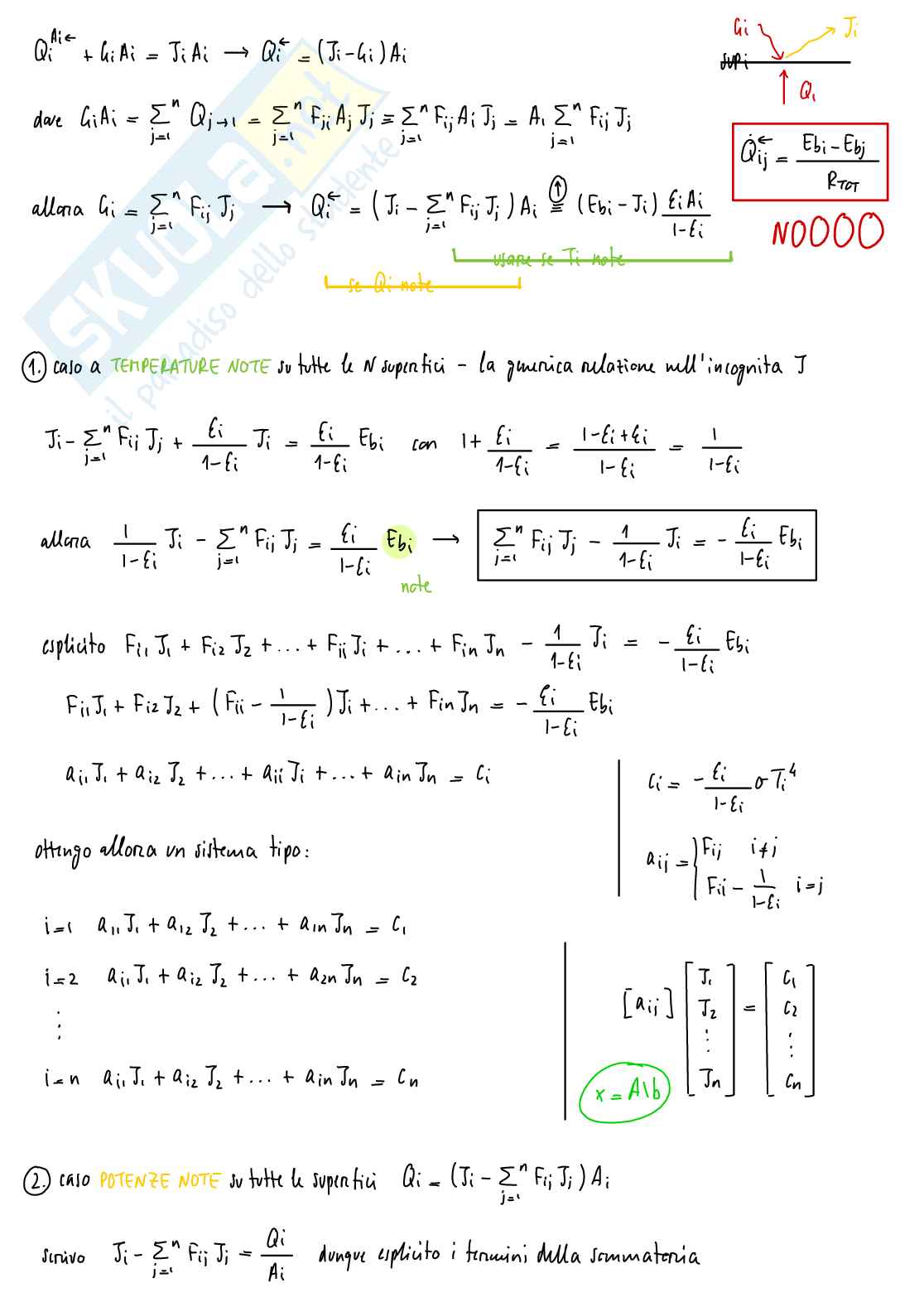 Scambio termico e di massa  Pag. 16