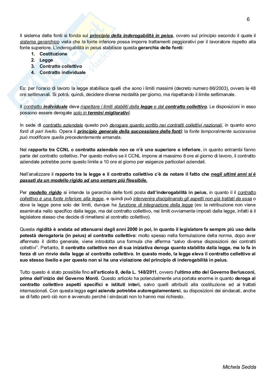 Diritto del lavoro Pag. 6