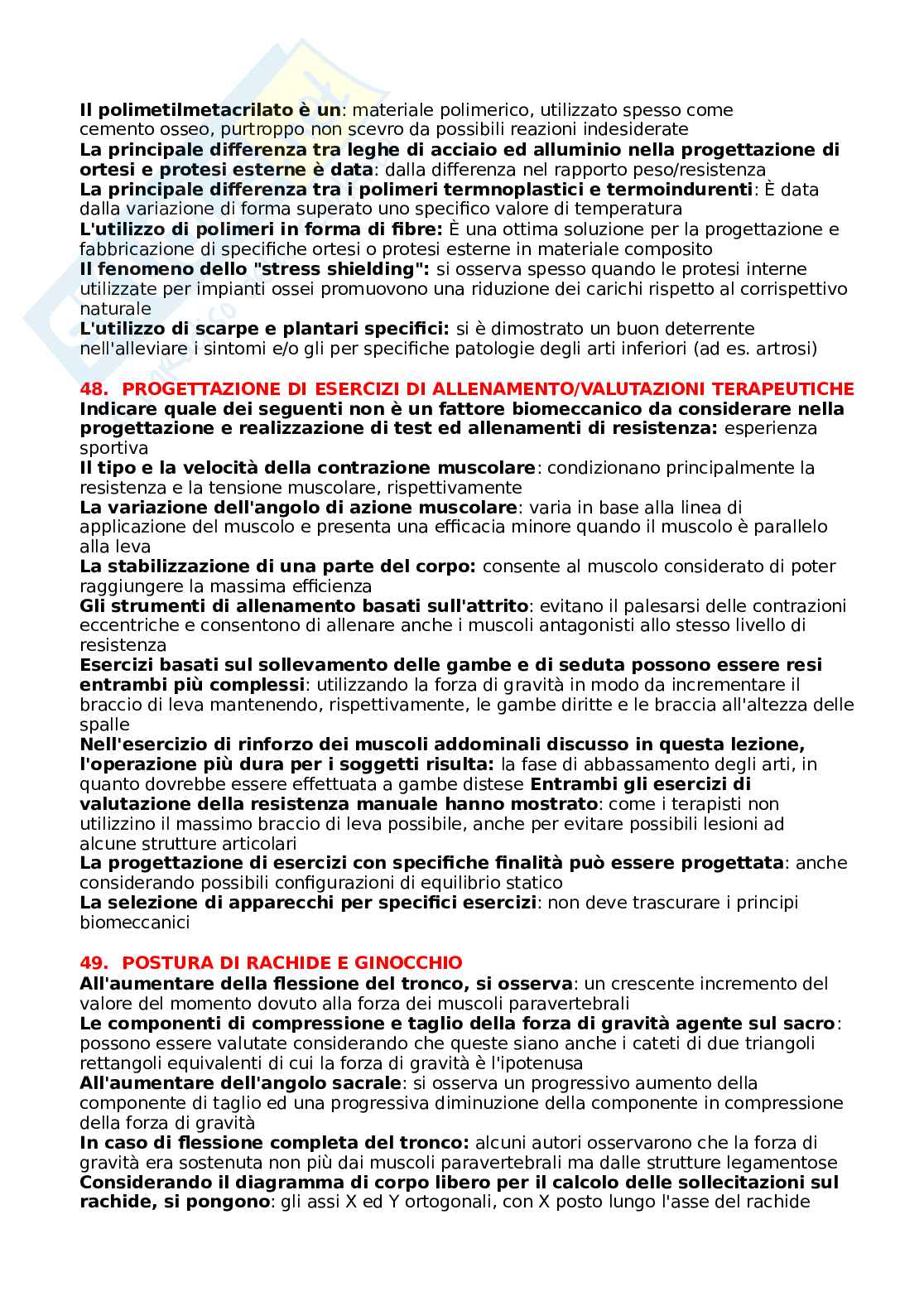 Paniere Biomeccanica - Fondamenti di biomeccanica del movimento umano, aggiornato e completo Pag. 16