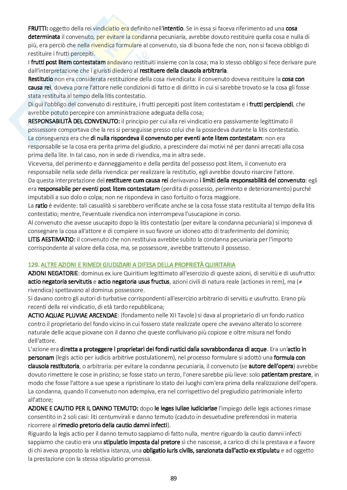 Riassunto esame Diritto privato romano, Prof. Barbati Stefano, libro consigliato Istituzioni di diritto privato romano, Marrone Pag. 16