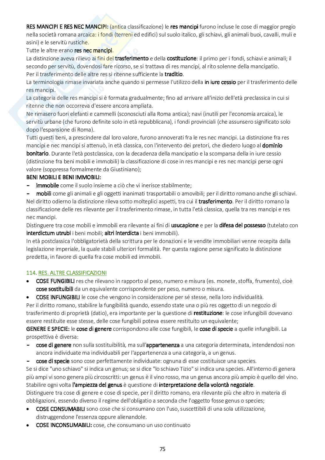 Riassunto esame Diritto privato romano, Prof. Barbati Stefano, libro consigliato Istituzioni di diritto privato romano, Marrone Pag. 2