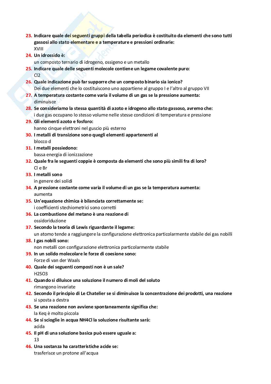 Chimica generale e inorganica (B016476) - Kit completo,  teoria e esercizi | SFP Notes Vol. 31 Pag. 36