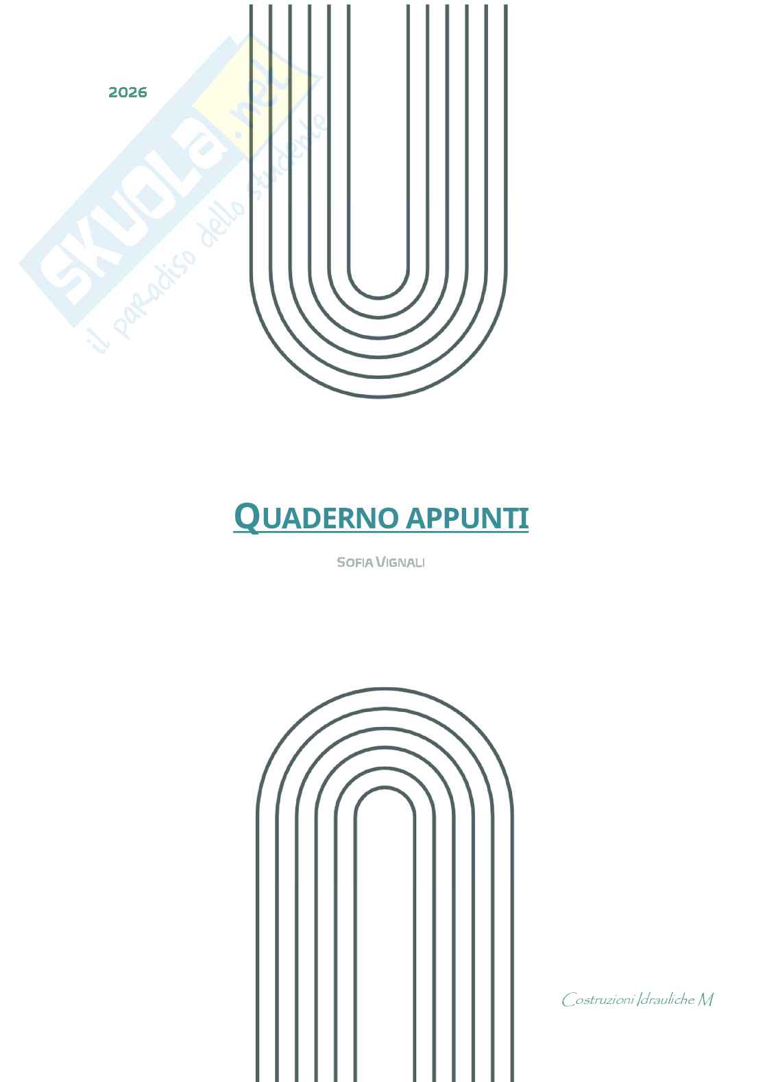 Costruzioni idrauliche M Pag. 1