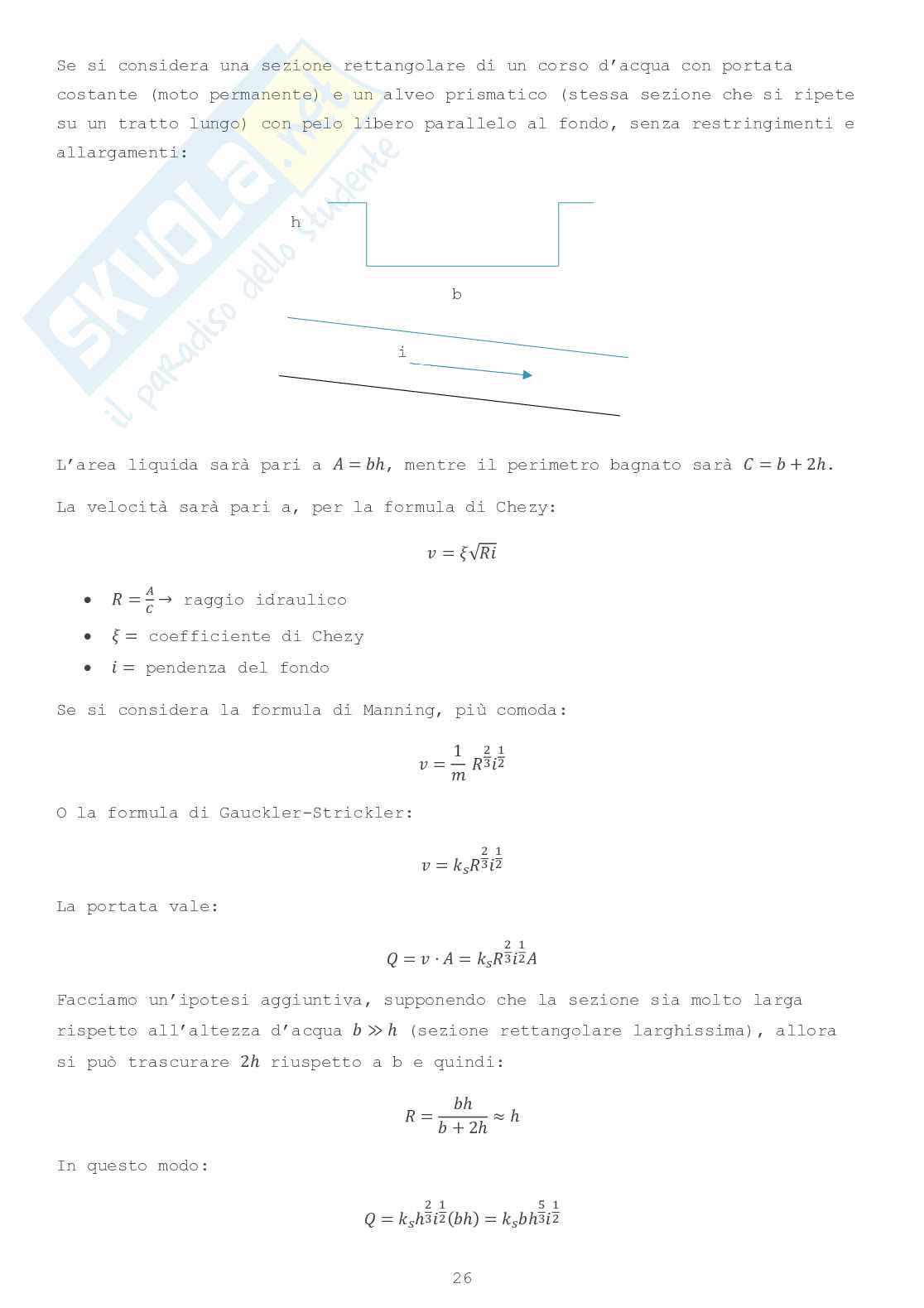Costruzioni idrauliche M Pag. 26