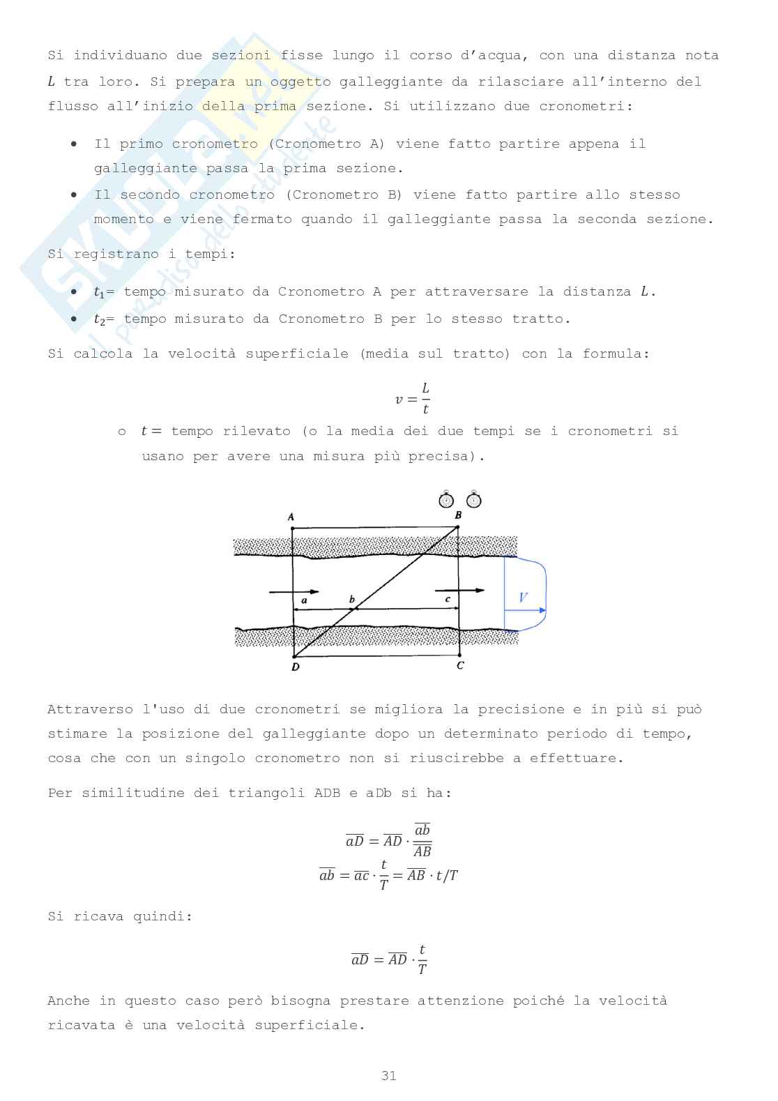 Costruzioni idrauliche M Pag. 31