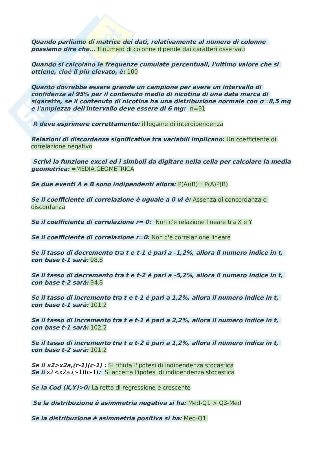 Paniere esame Statistica Pag. 21