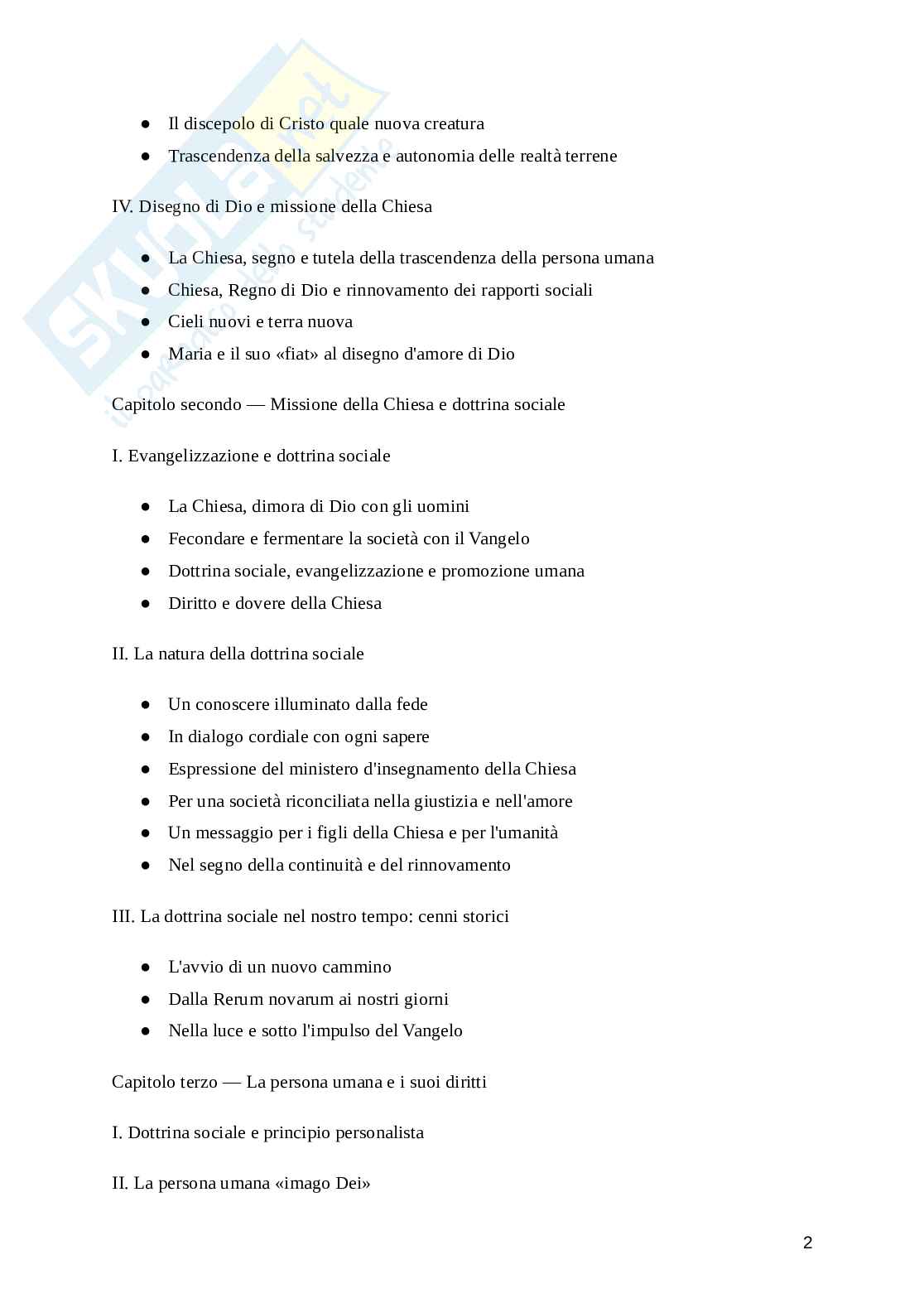 Compendio della dottrina sociale e della Chiesa Pag. 2