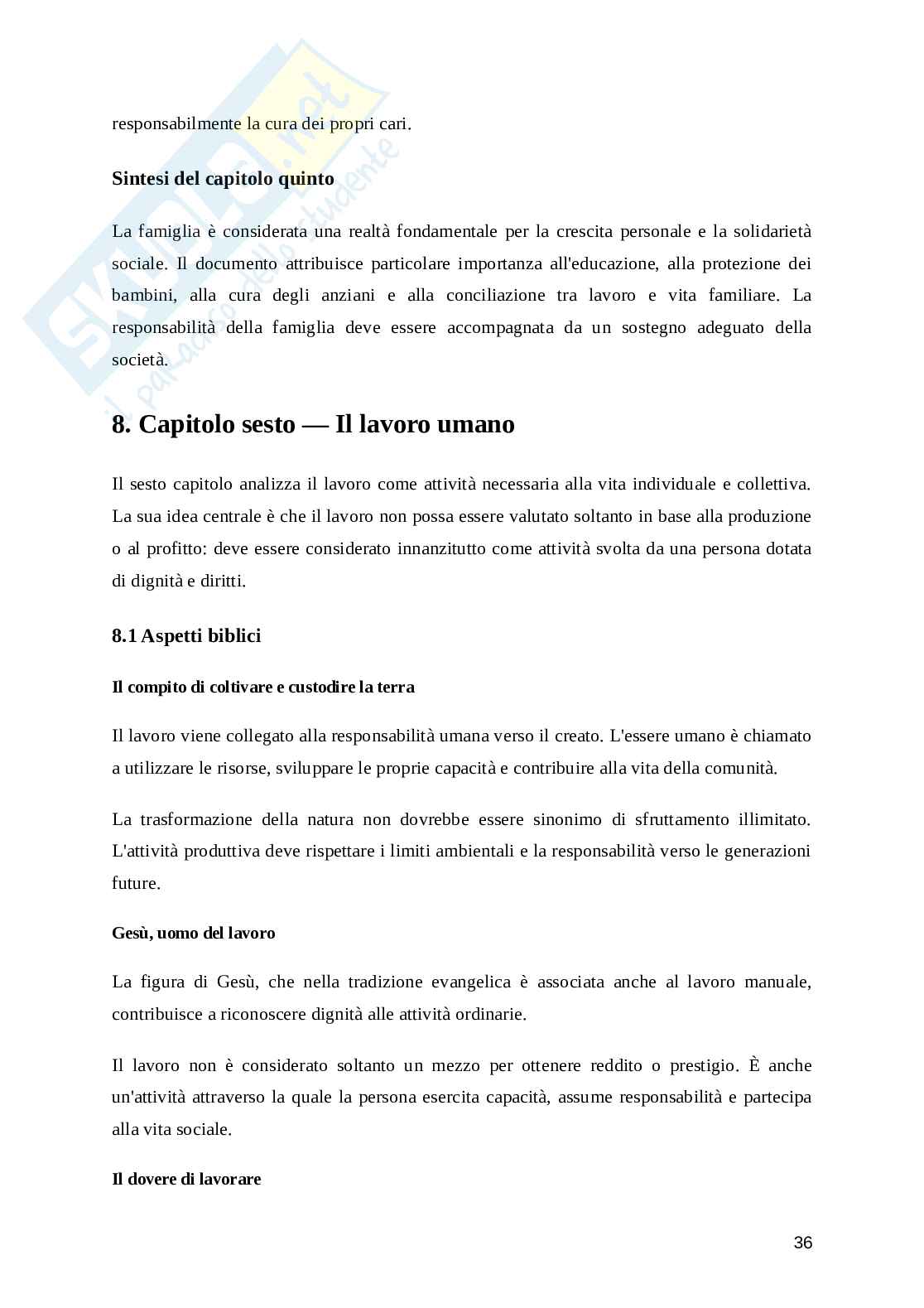 Compendio della dottrina sociale e della Chiesa Pag. 36