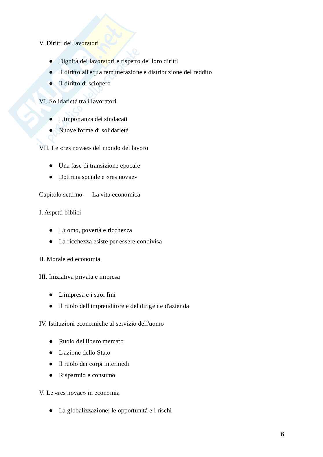 Compendio della dottrina sociale e della Chiesa Pag. 6