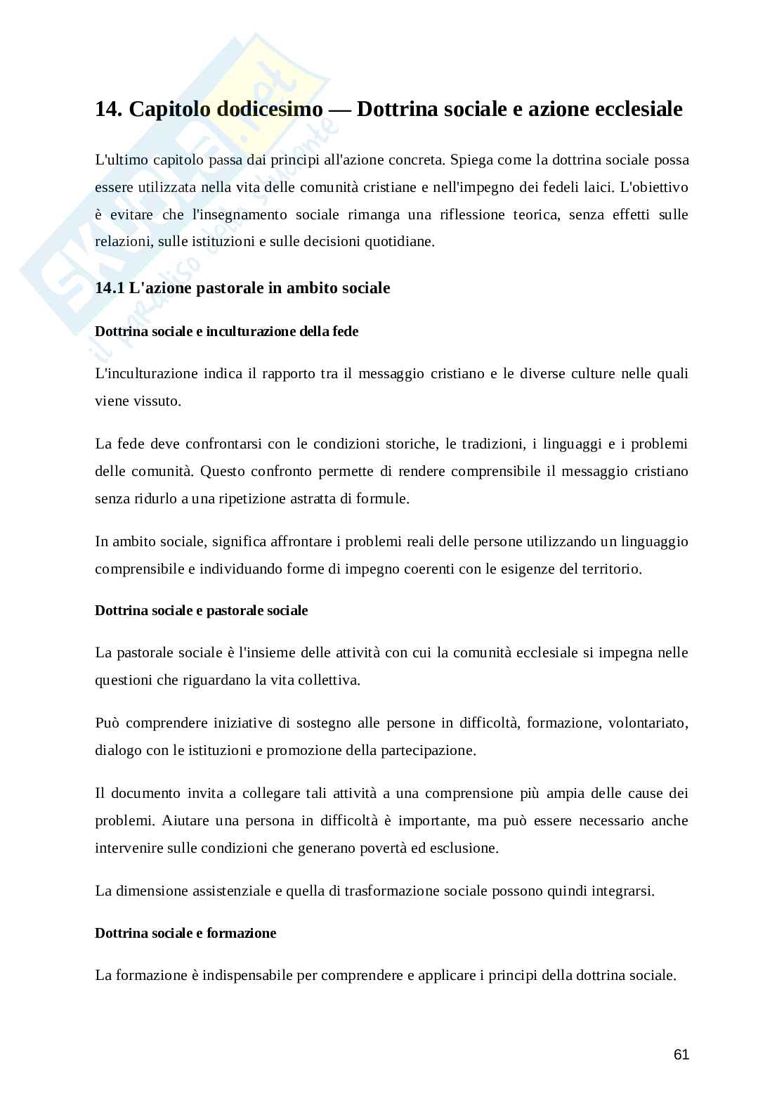 Compendio della dottrina sociale e della Chiesa Pag. 61