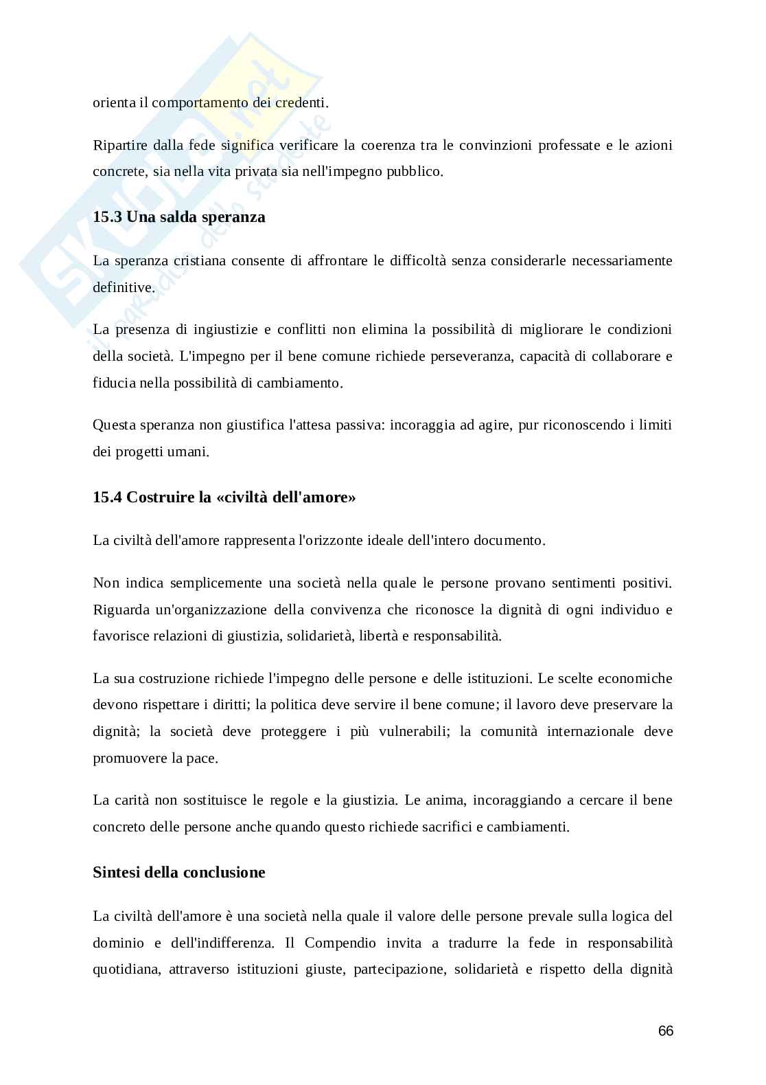 Compendio della dottrina sociale e della Chiesa Pag. 66