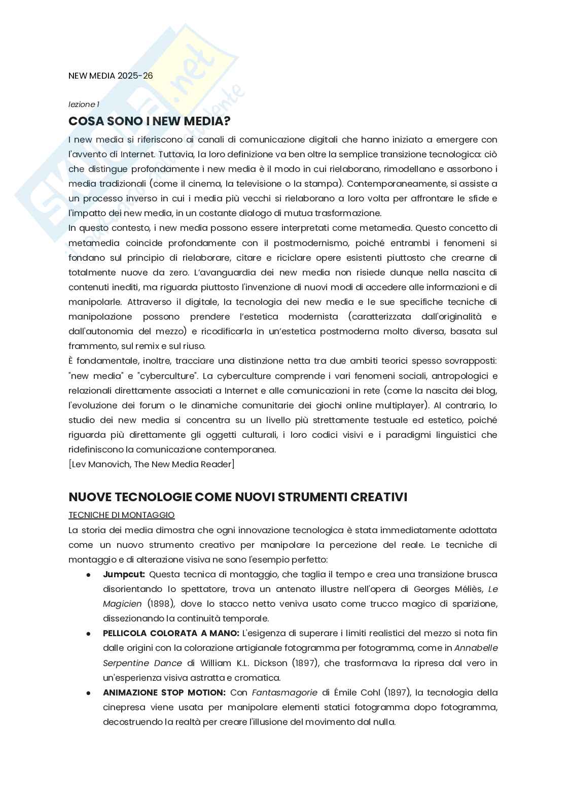 Riassunto esame New media, Prof. Gambari Olga, libro consigliato Fashion Film: Art and Advertising in the Digital Age, Rees, Roberts Pag. 1