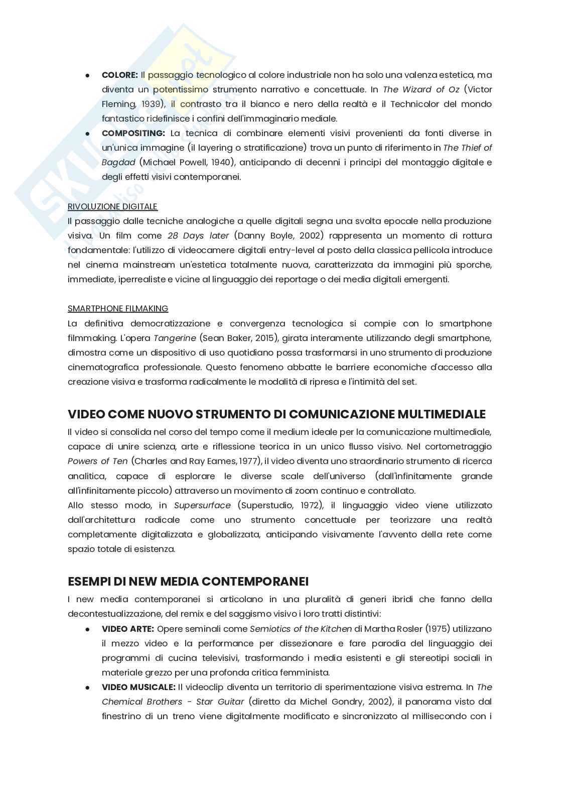 Riassunto esame New media, Prof. Gambari Olga, libro consigliato Fashion Film: Art and Advertising in the Digital Age, Rees, Roberts Pag. 2