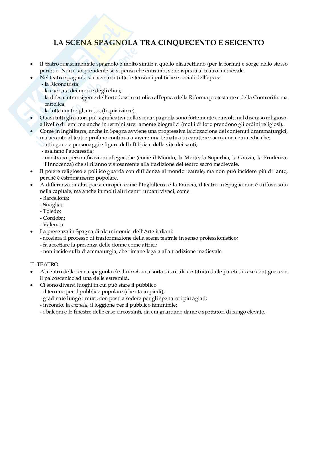Riassunto esame Storia della drammaturgia, Prof. Scannapieco Anna, libro consigliato Nuovo manuale di storia del teatro, Alonge Pag. 36