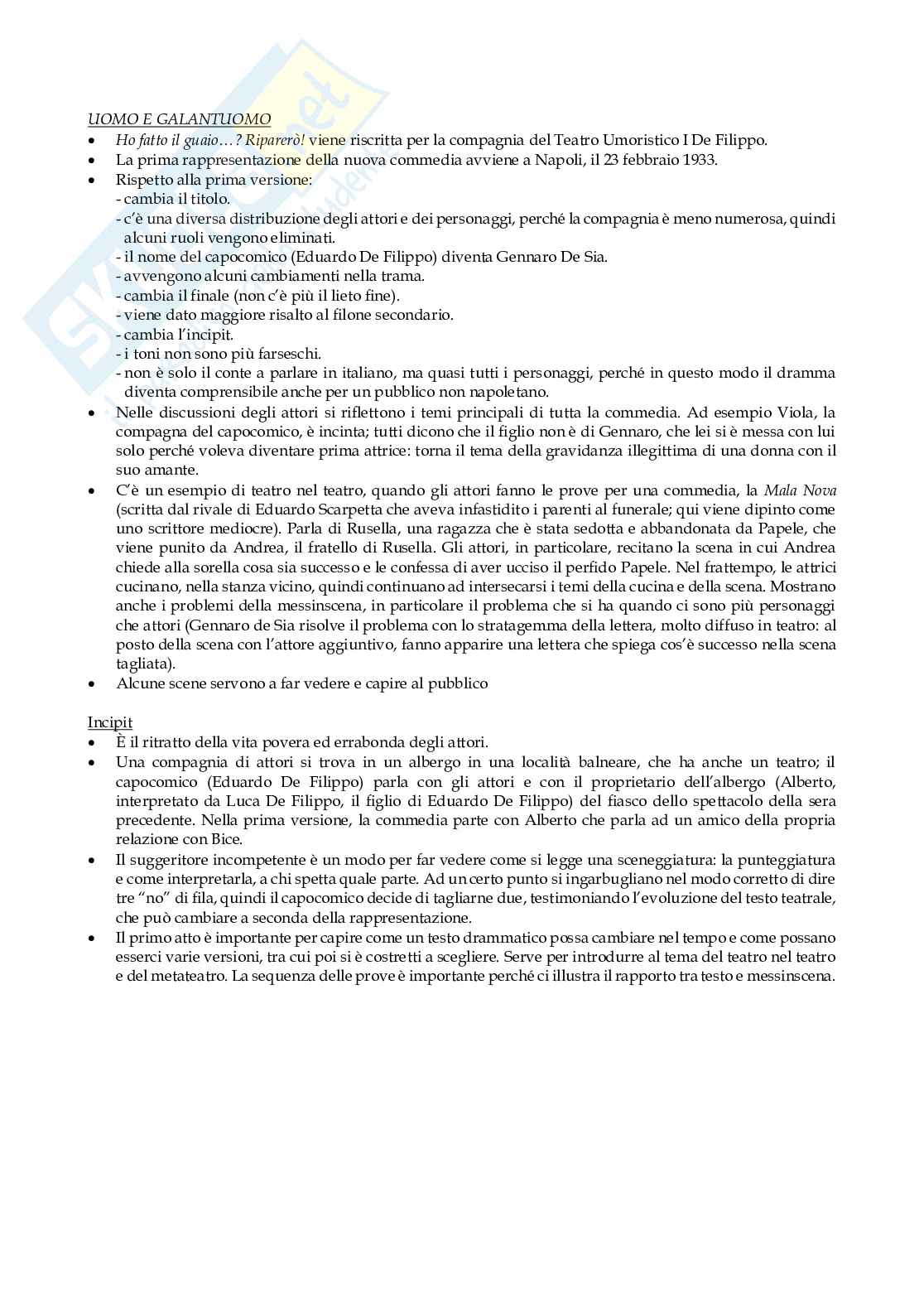 Riassunto esame Storia della drammaturgia, Prof. Scannapieco Anna, libro consigliato Nuovo manuale di storia del teatro, Alonge Pag. 6