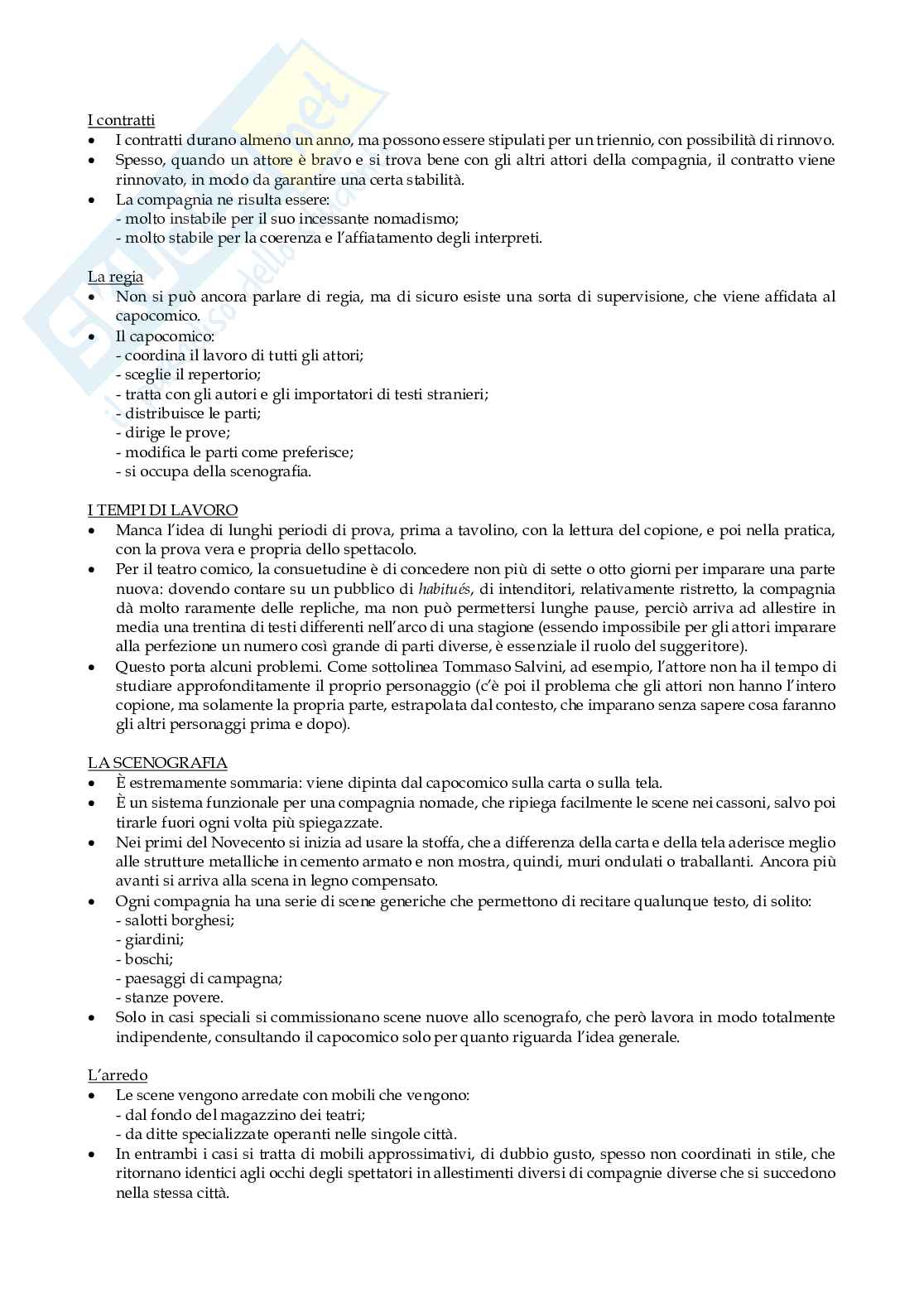 Riassunto esame Storia della drammaturgia, Prof. Scannapieco Anna, libro consigliato Nuovo manuale di storia del teatro, Alonge Pag. 61