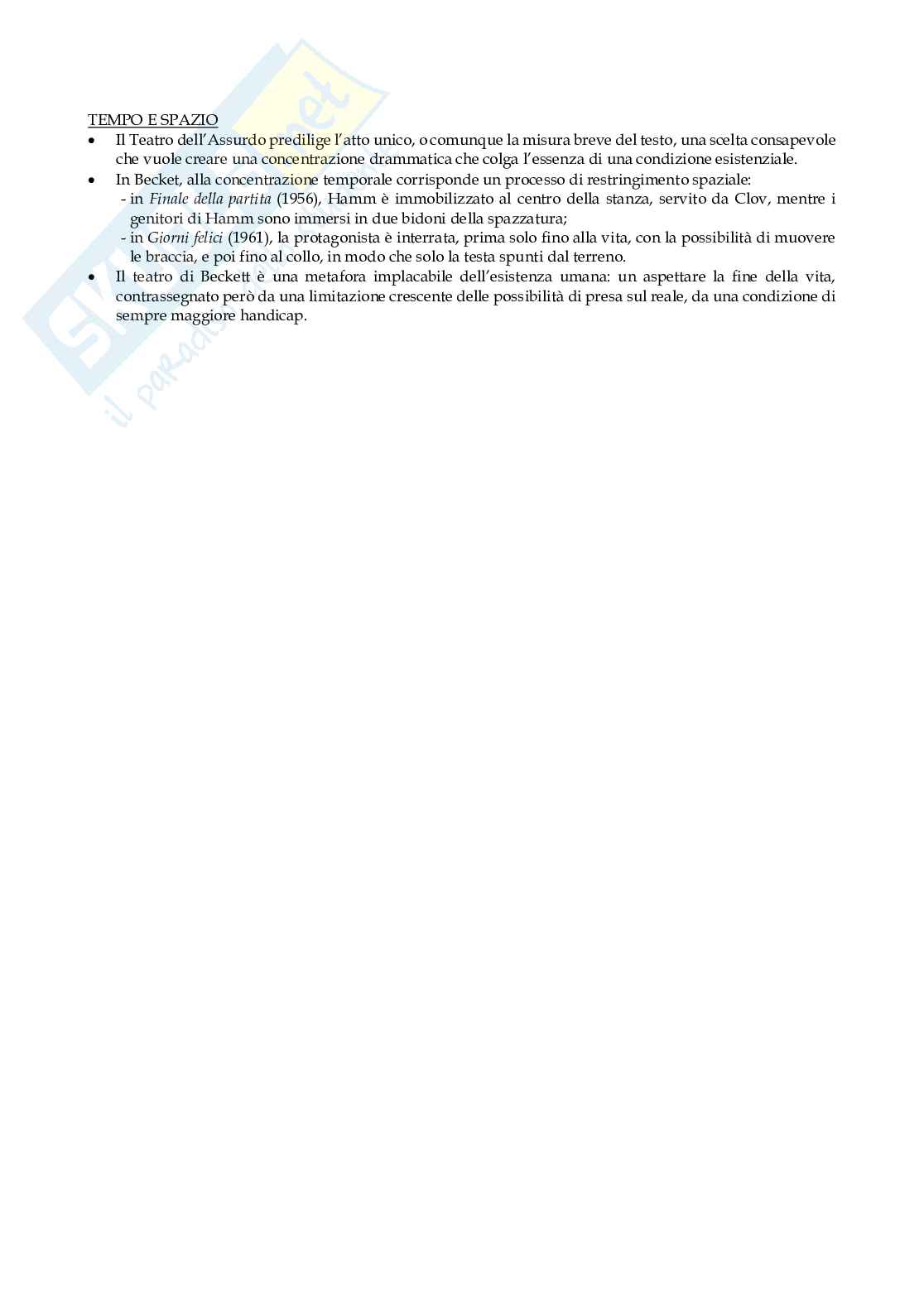 Riassunto esame Storia della drammaturgia, Prof. Scannapieco Anna, libro consigliato Nuovo manuale di storia del teatro, Alonge Pag. 76