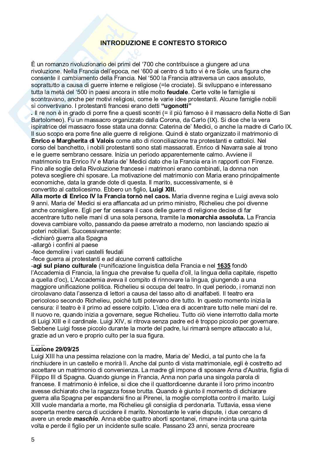 Letteratura francese  Pag. 6