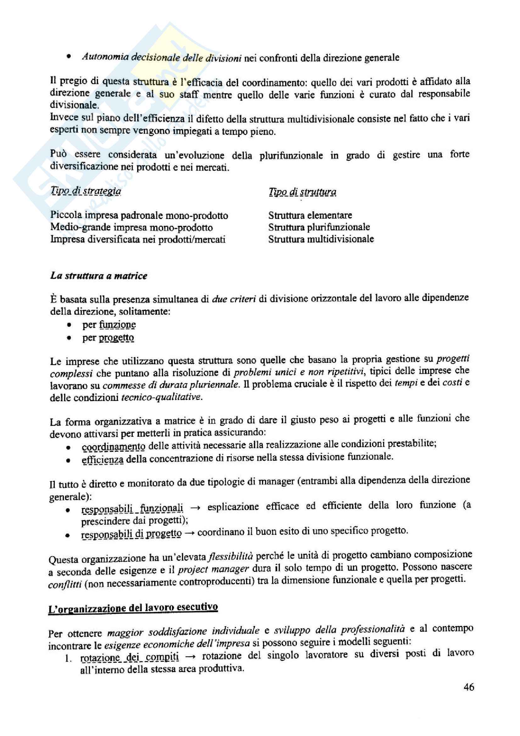 Appunti di economia aziendale, prof. Biancone Pag. 46