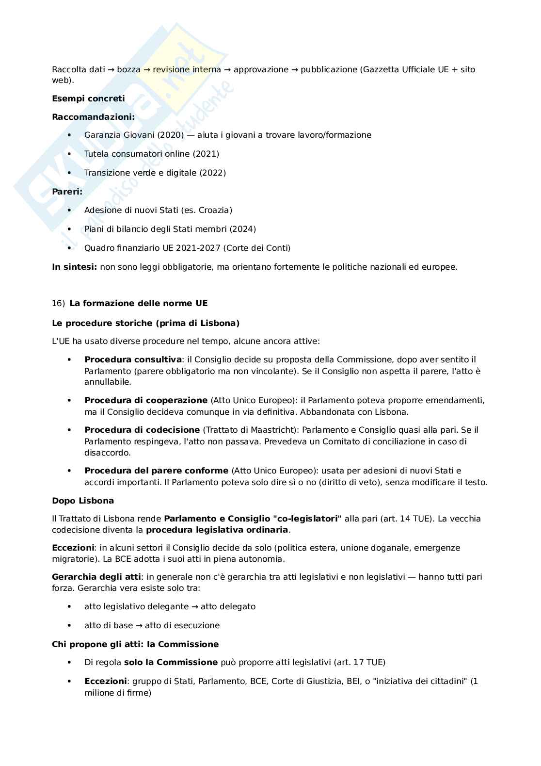 Diritto comunitario - nozioni principali Pag. 21