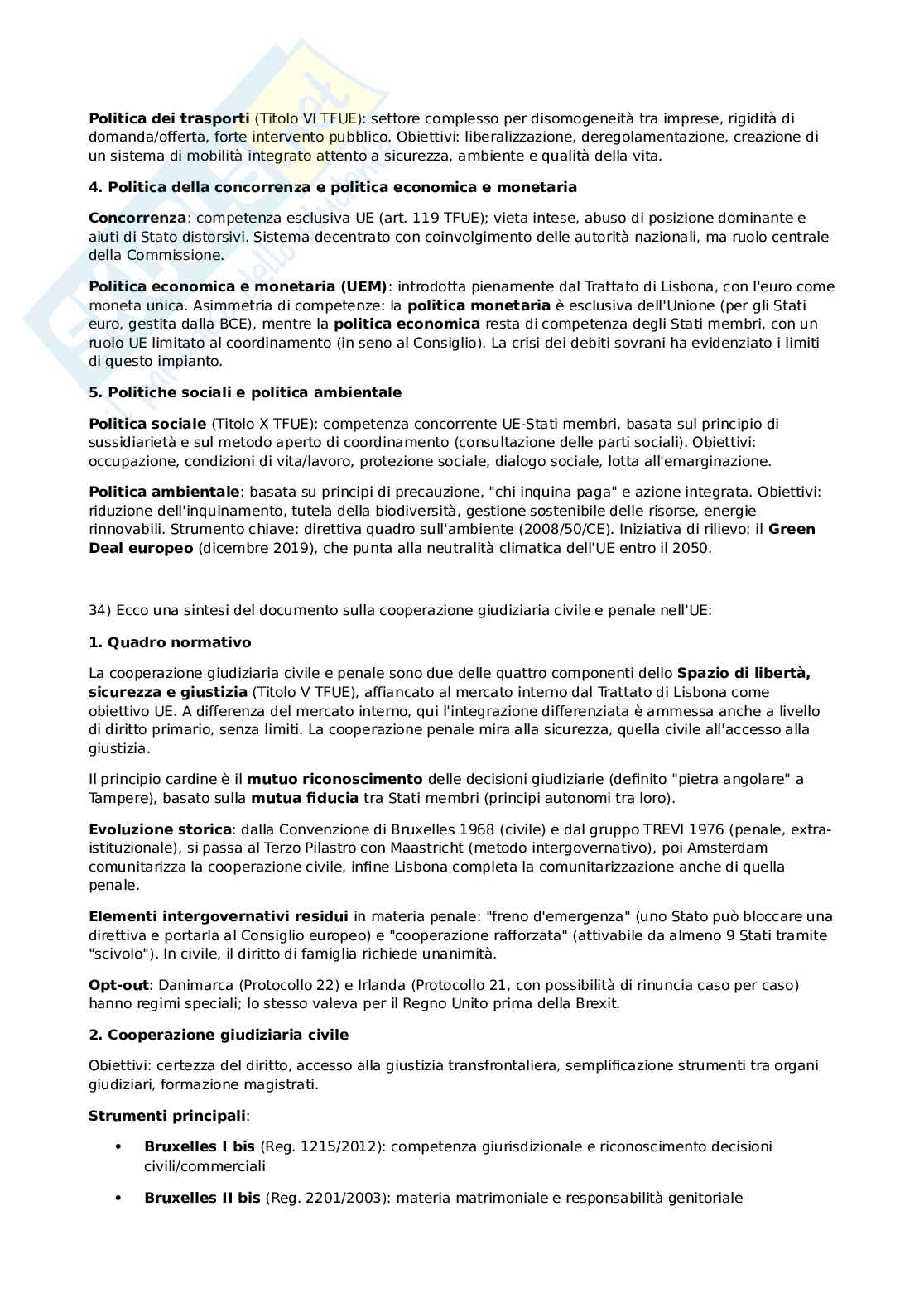Diritto comunitario - nozioni principali Pag. 41