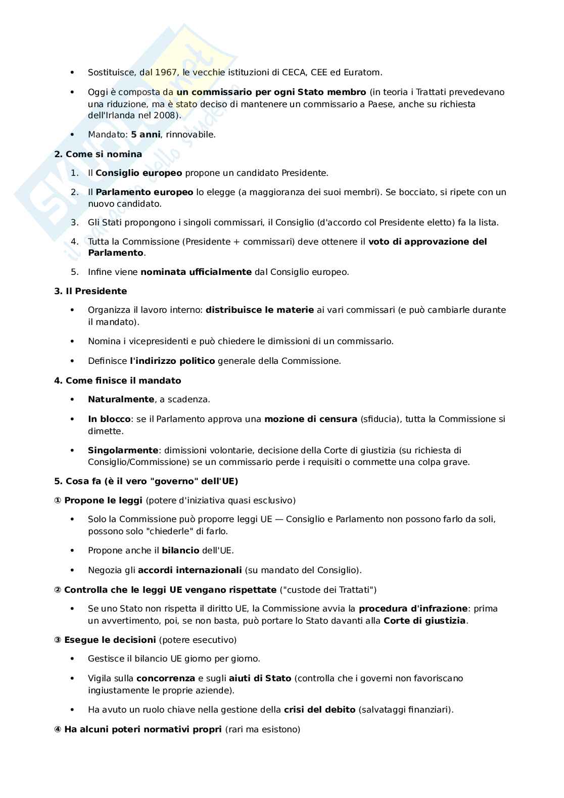 Diritto comunitario - nozioni principali Pag. 6