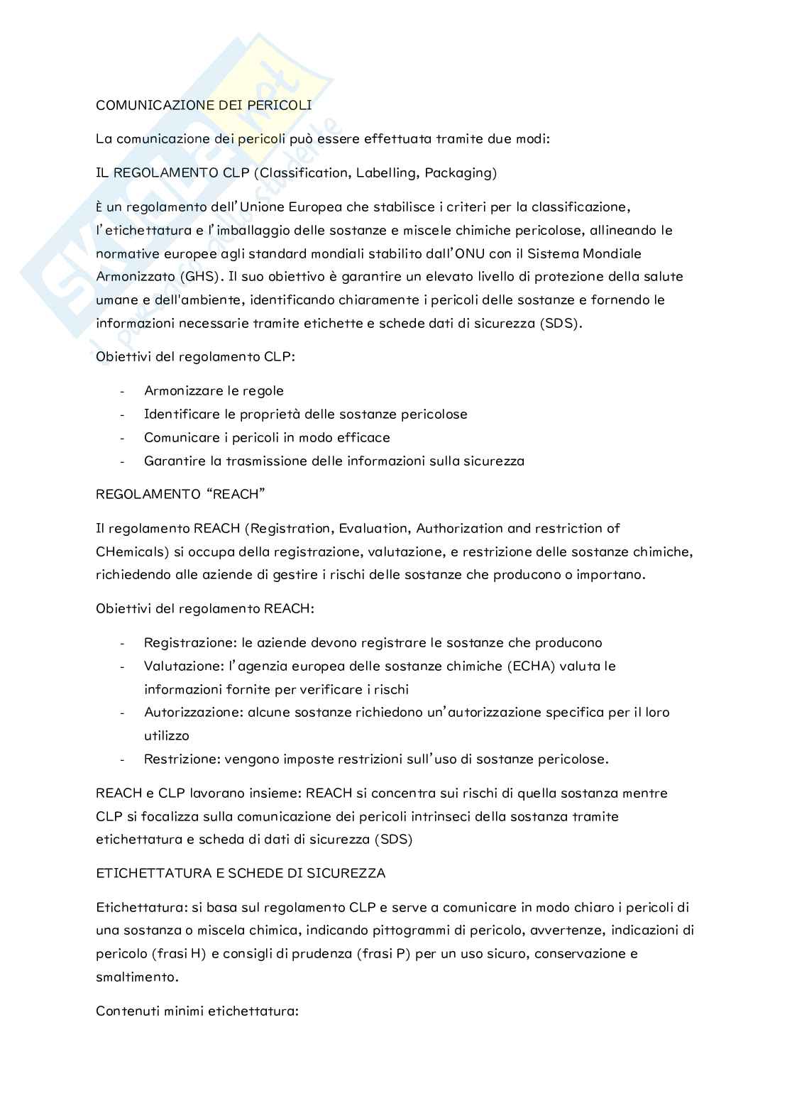 Sicurezza di laboratorio  Pag. 11