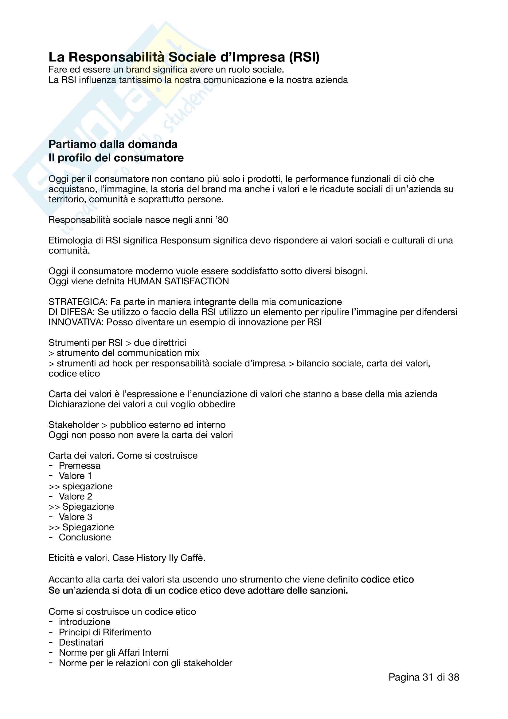 Comunicazione pubblica e d'impresa Pag. 31