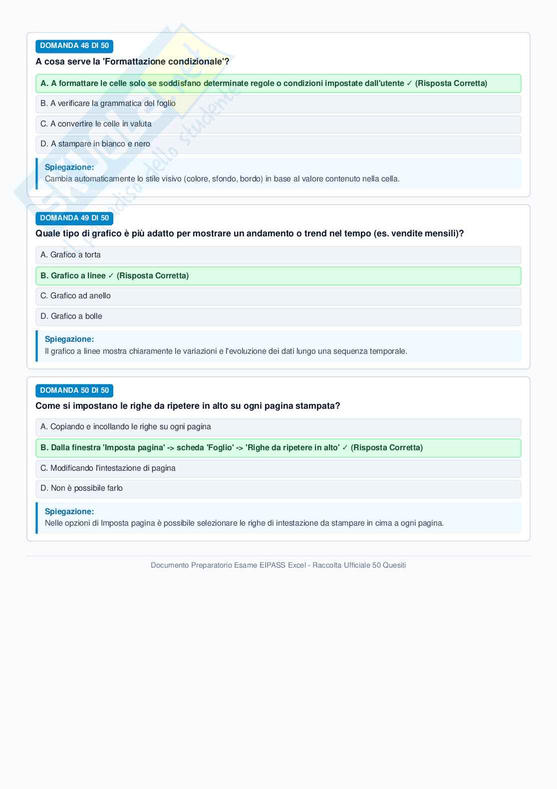 Domande e Risposte EIPASS User 6.0 – File Unico Completo Pag. 61