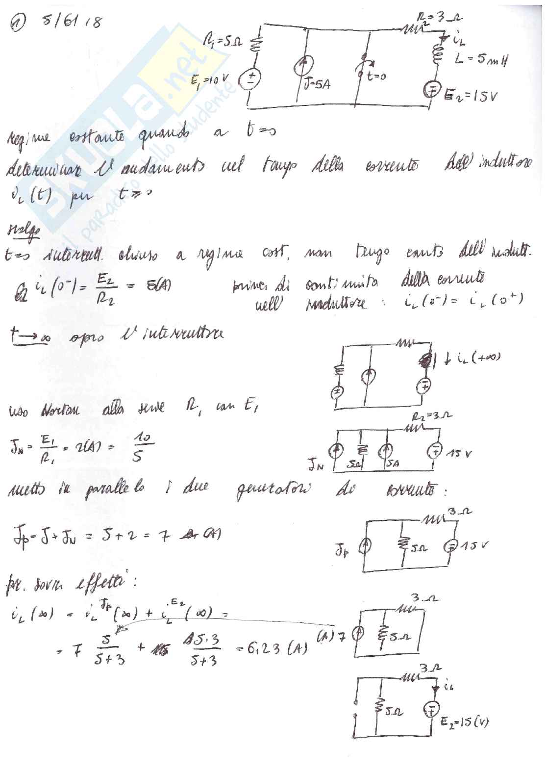 Appunti di elettrotecnica e prove d'esame Pag. 71