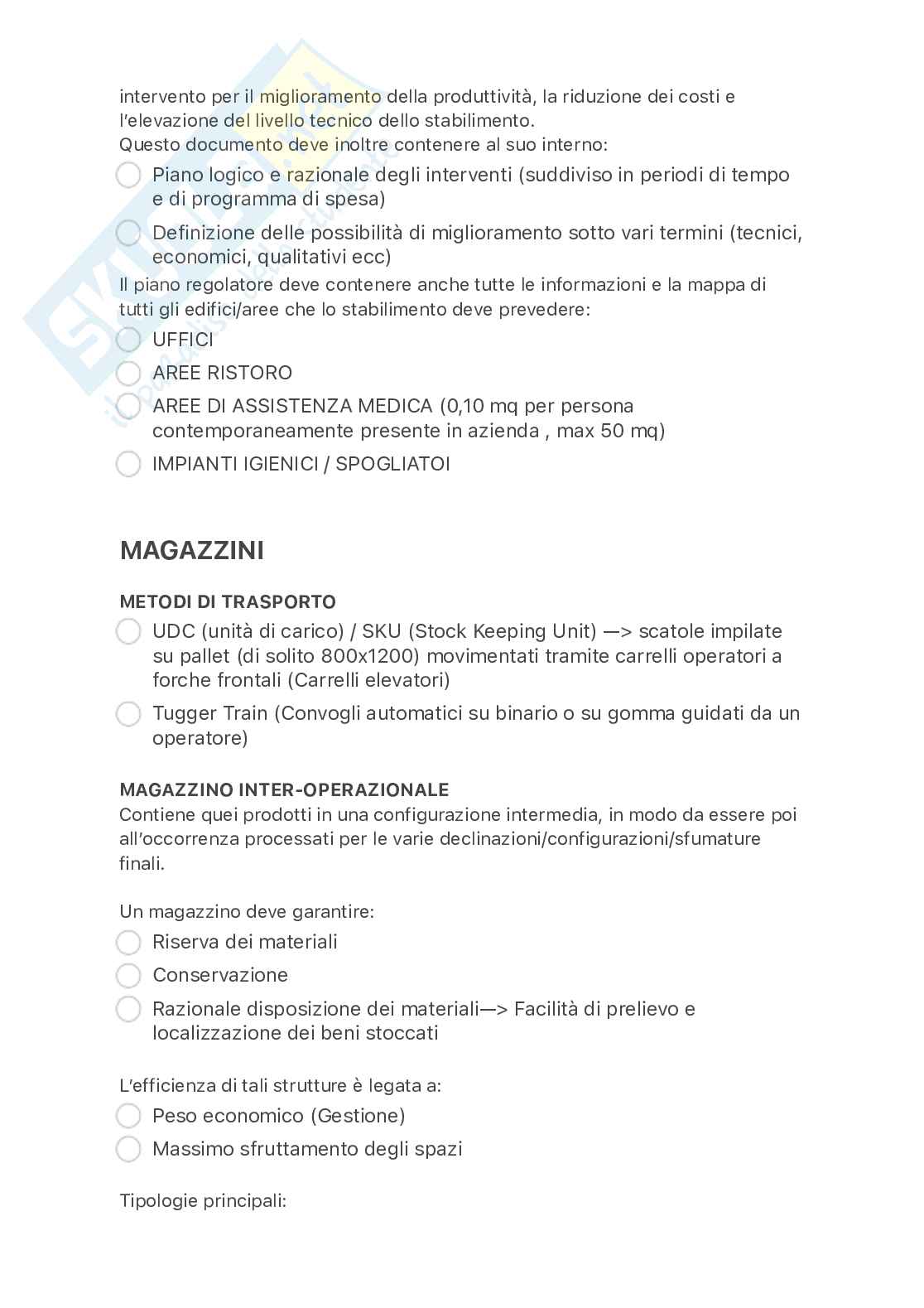 Appunti del corso Impianti industriali e sicurezza sul lavoro + esempio di esercizi Pag. 11