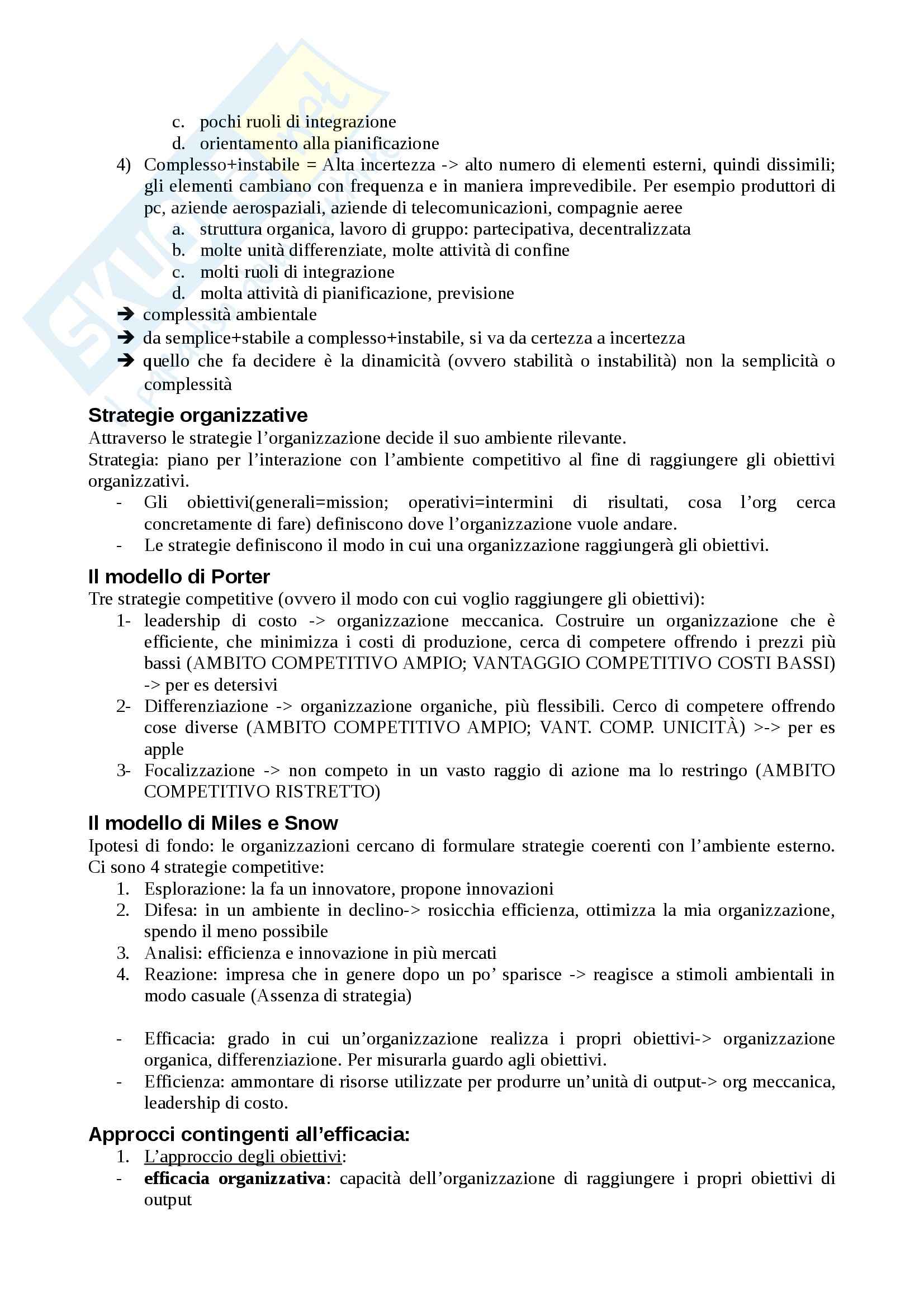 Organizzazione d'impresa - Appunti Pag. 11