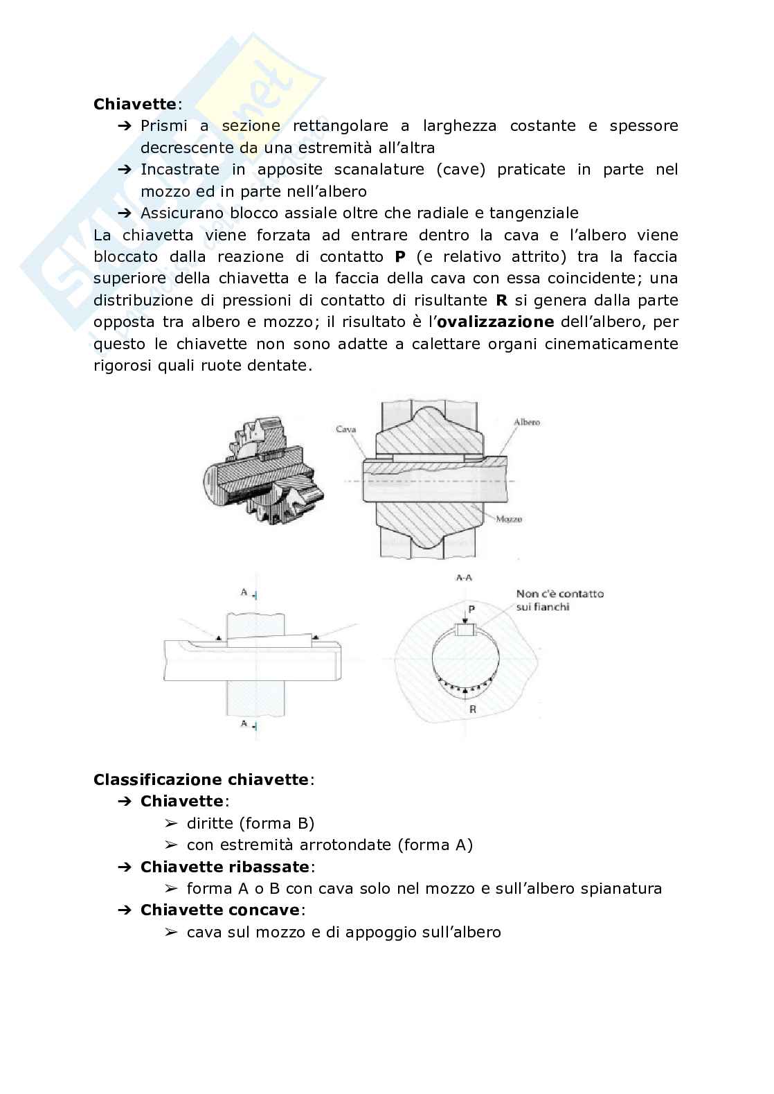 Lezione 9 - Organi di collegamento Pag. 2